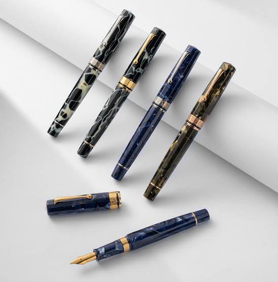 OMAS Paragon Blue Royale Silver Trim - Fountain Pen