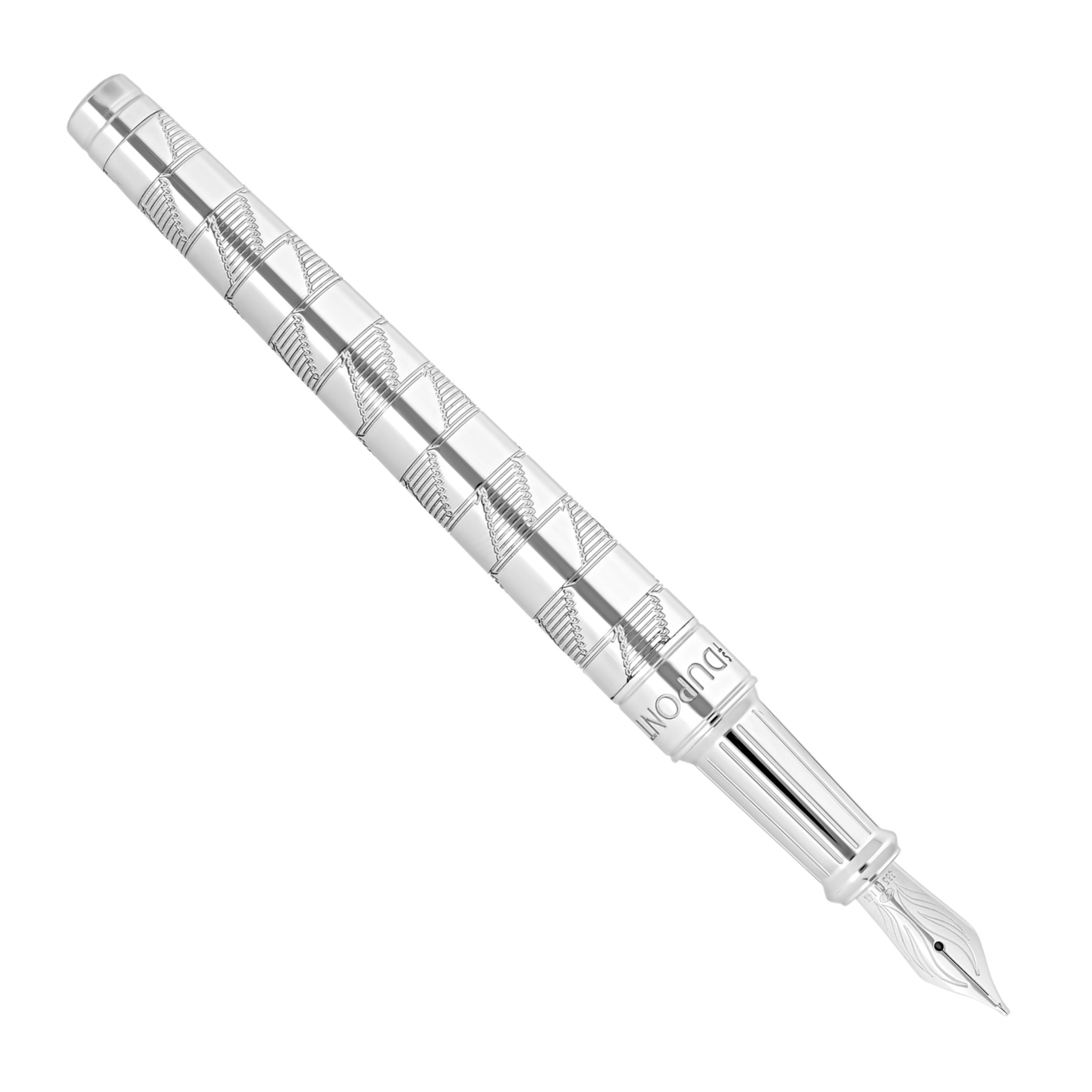 S.T. Dupont Monogram 1872 Eternity L Palladium Fountain Pen