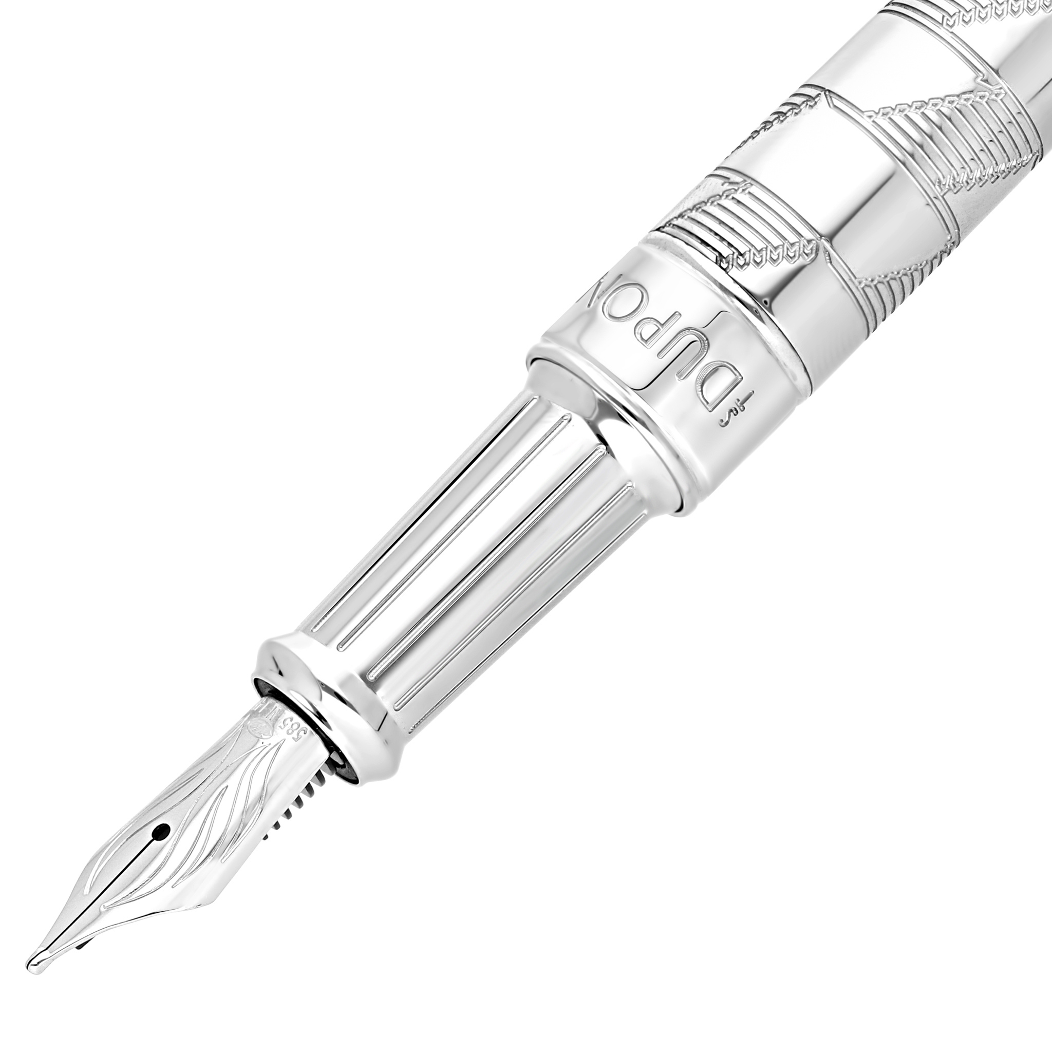 S.T. Dupont Monogram 1872 Eternity L Palladium Fountain Pen