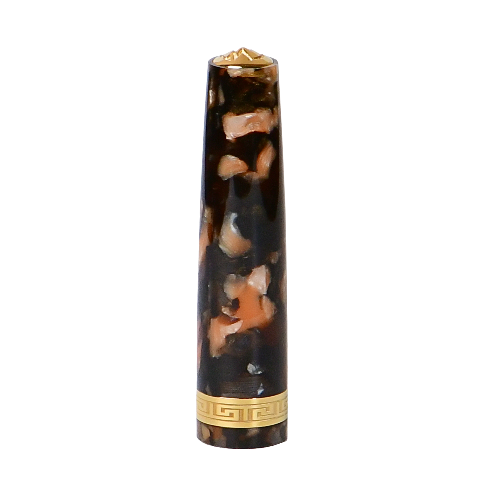 Minerva Terra di Siena Gold Trim Fountain Pen Collection