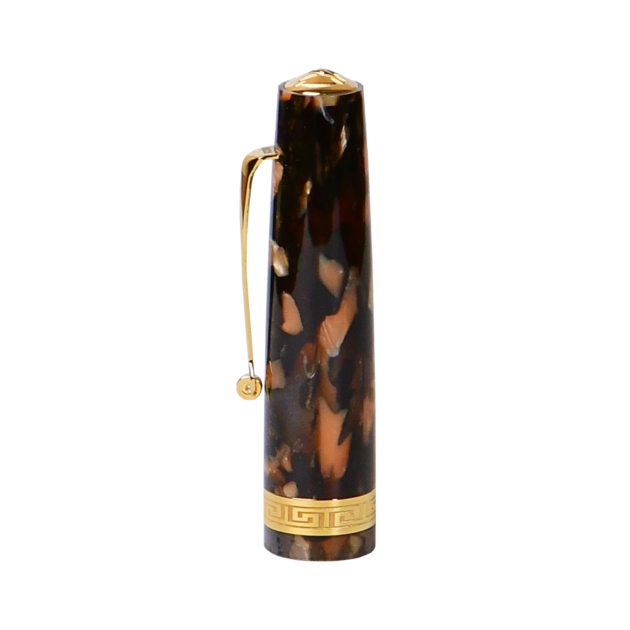 Minerva Terra di Siena Gold Trim Fountain Pen Collection