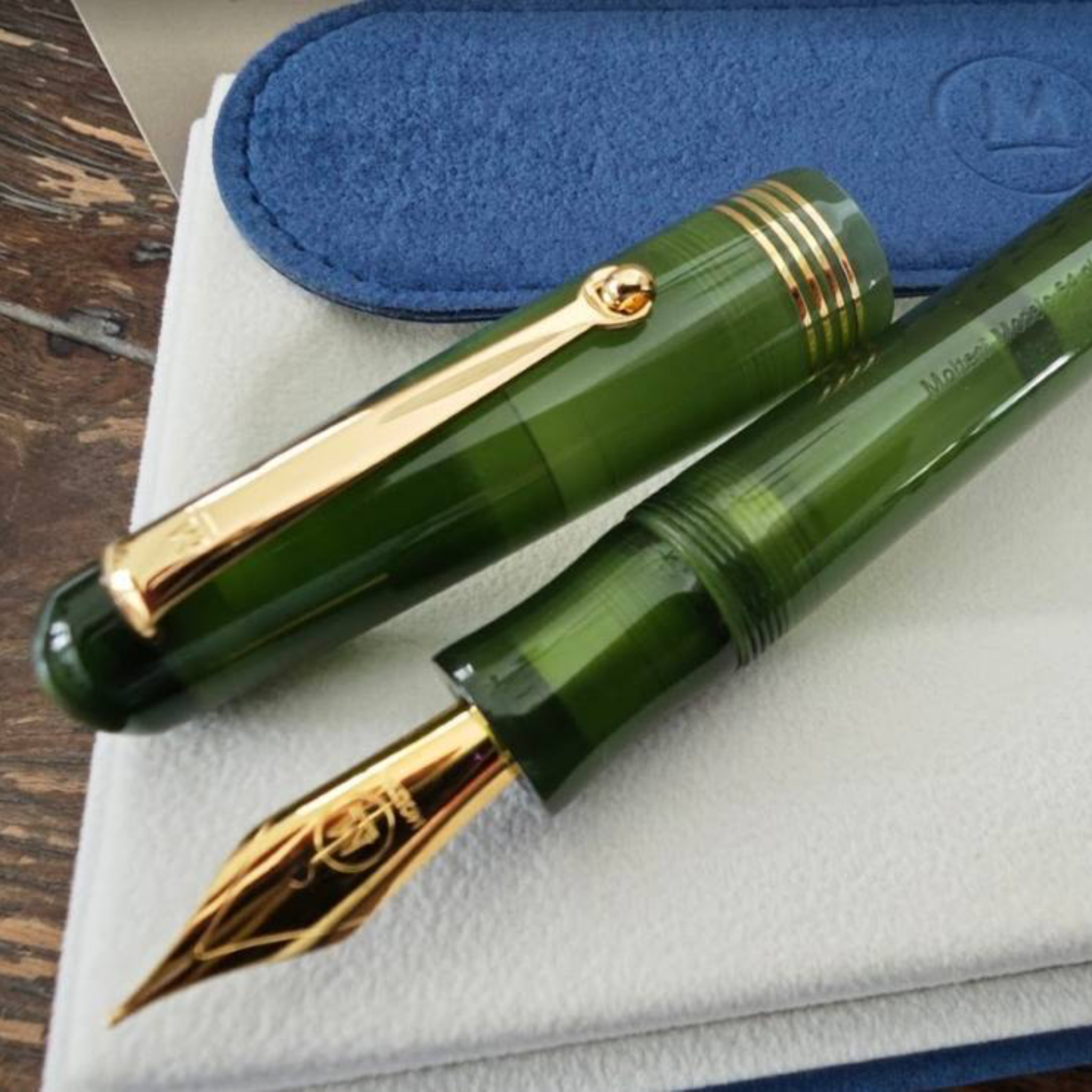 Molteni Modelo M54 Plus Demonstrator Forest Green Fountain Pen Collection