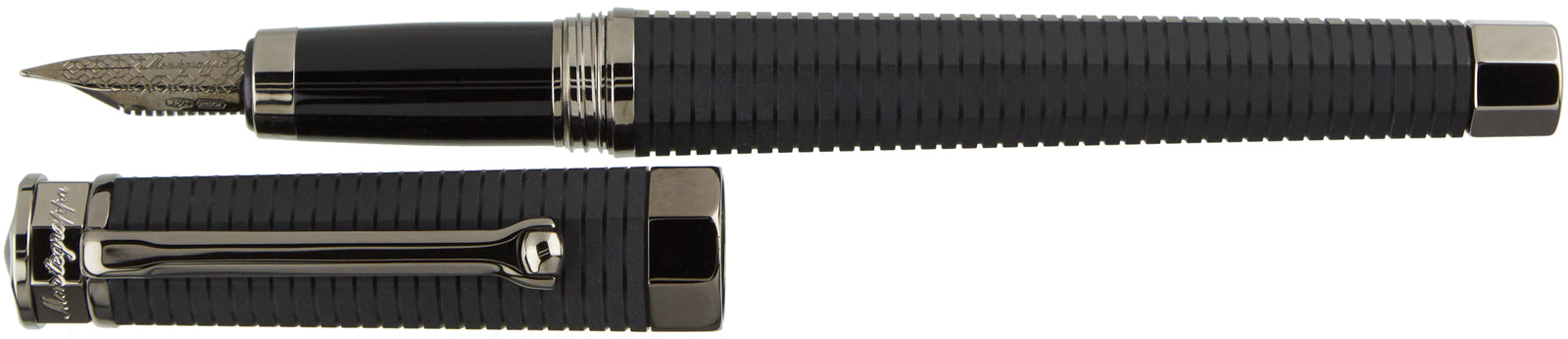 Montegrappa NeroUno Linea Chrome Trim