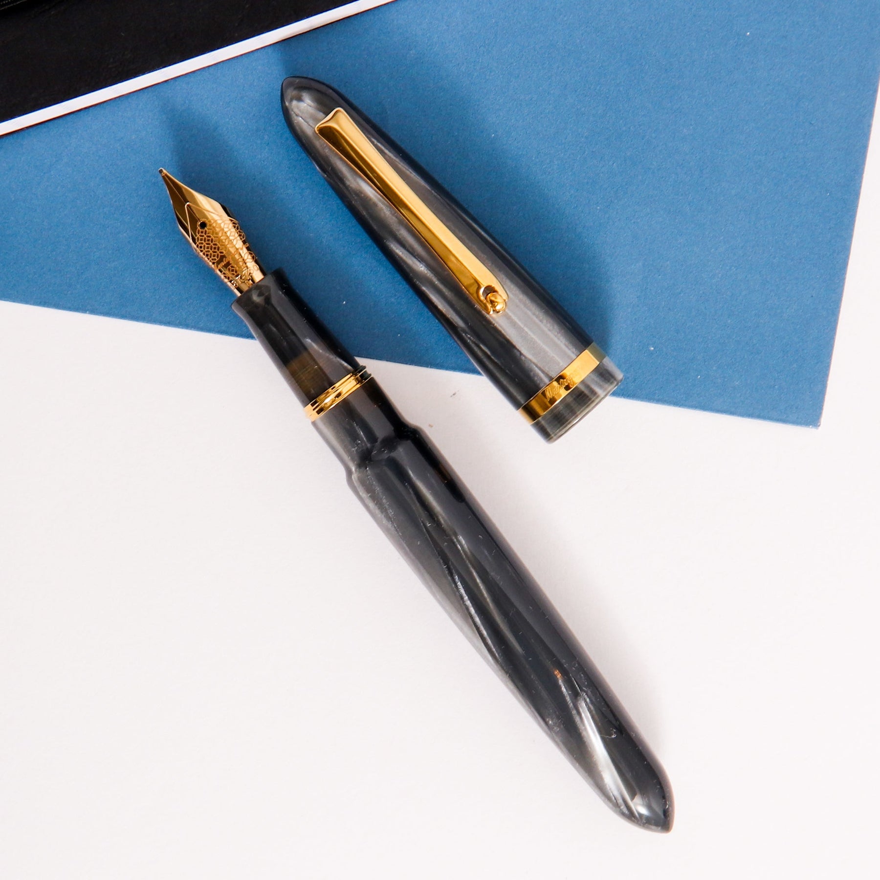 Montegrappa Venetia Pearl Grey Celluloid