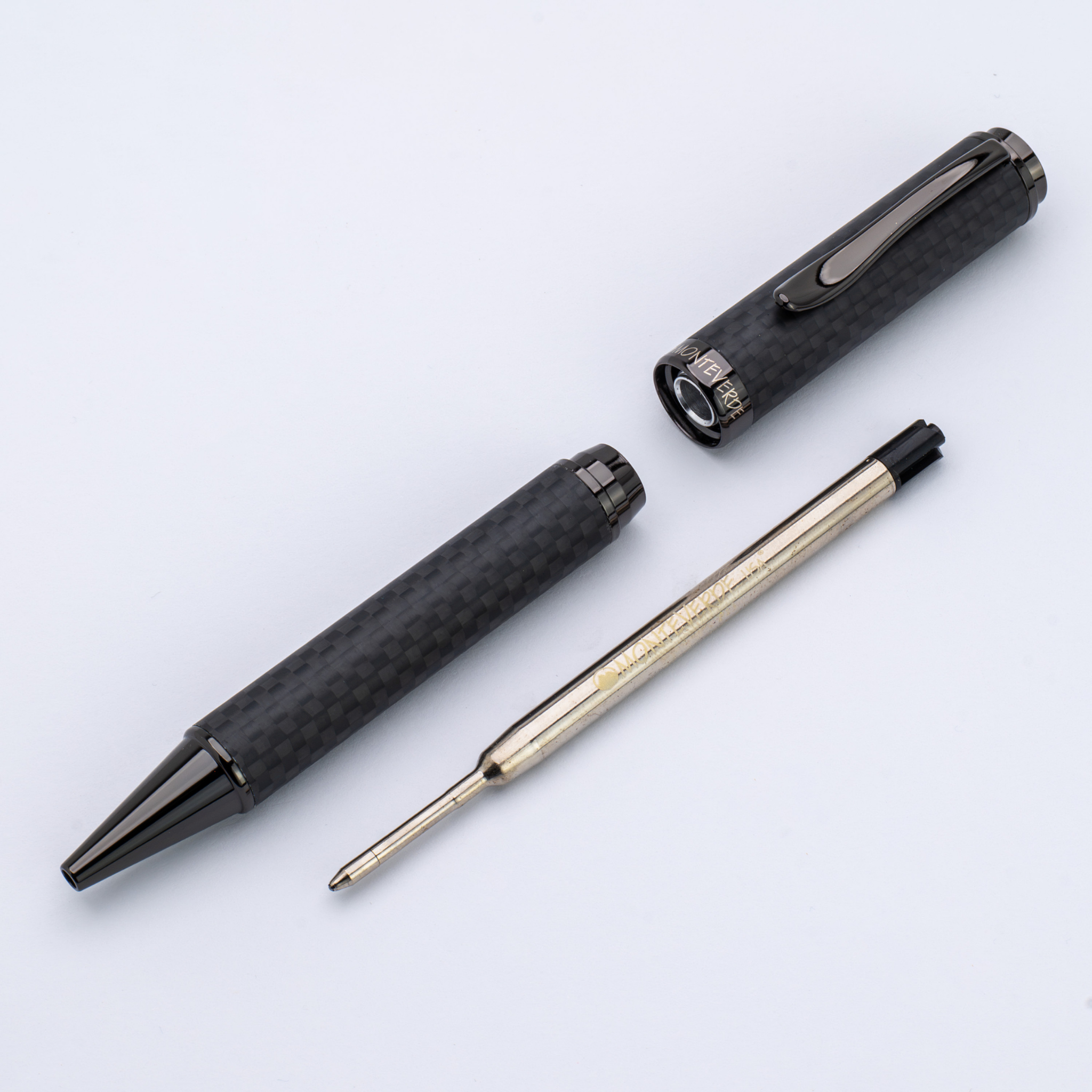 Monteverde Innova Matte Carbon Gunmetal Ballpoint Pen Collection