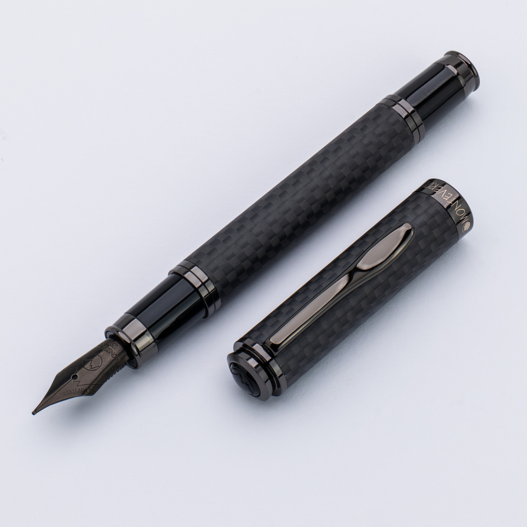 Monteverde Innova Matte Carbon Gunmetal Fountain Pen Collection