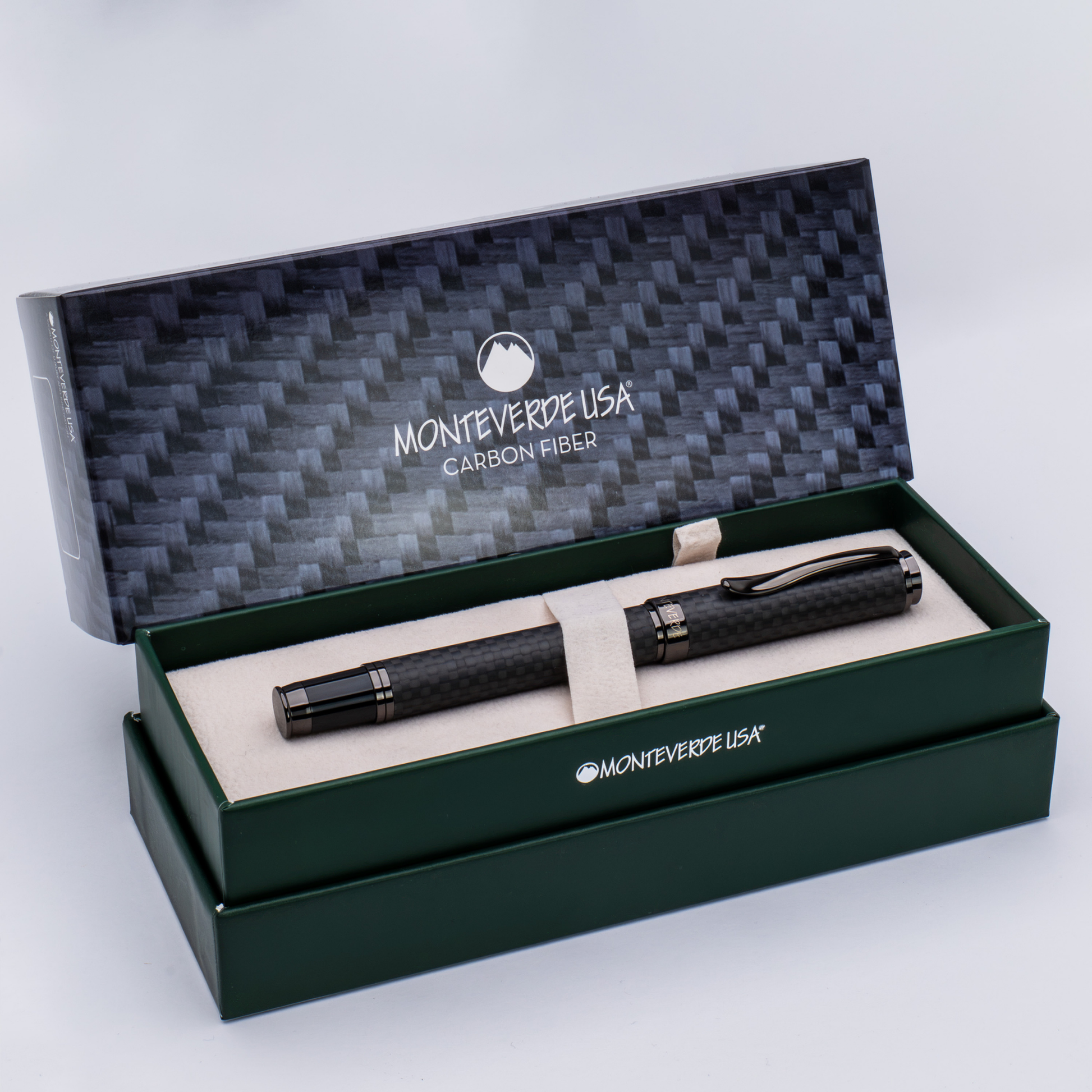 Monteverde Innova Matte Carbon Gunmetal Fountain Pen Collection