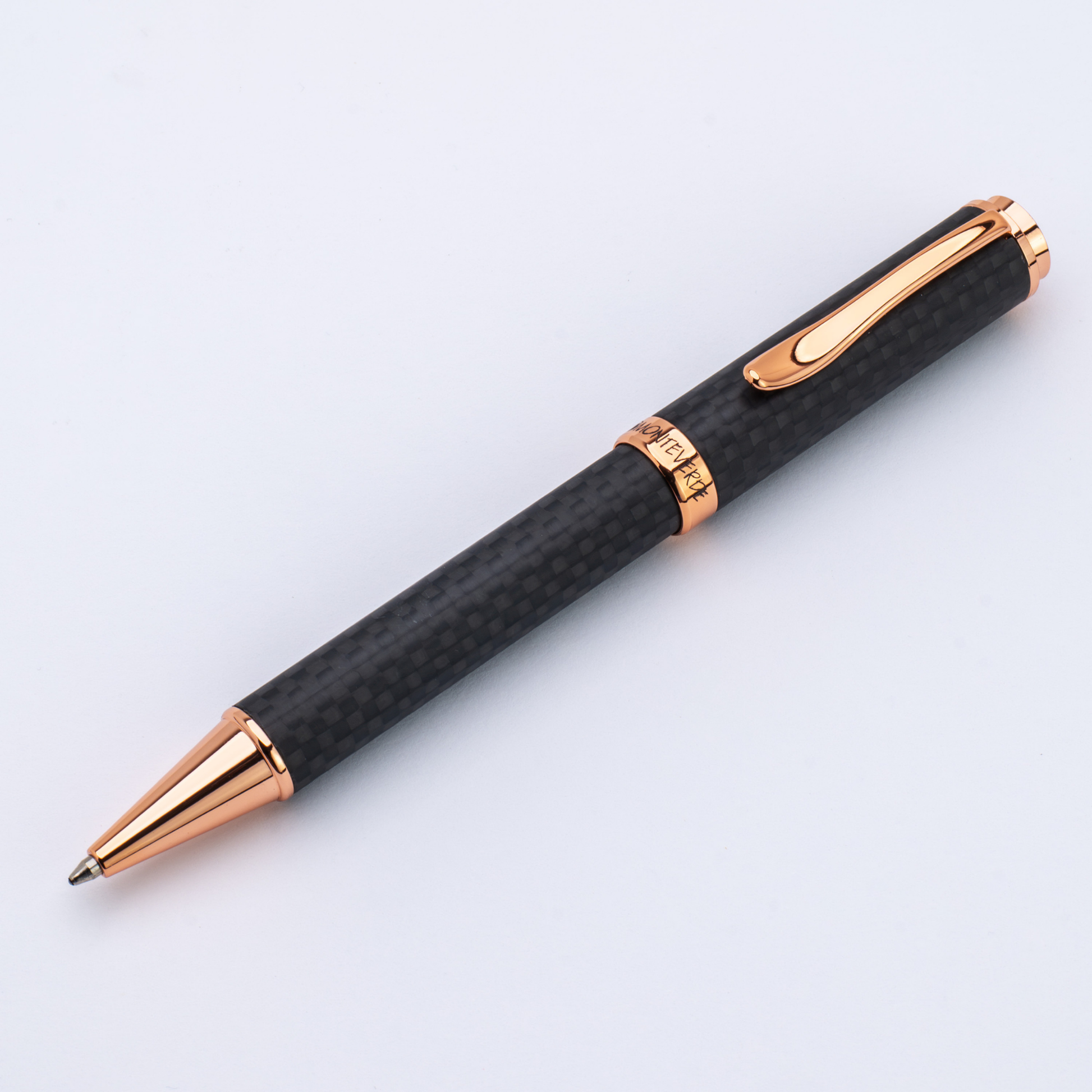 Monteverde Innova Matte Carbon Rosegold Ballpoint Pen Collection