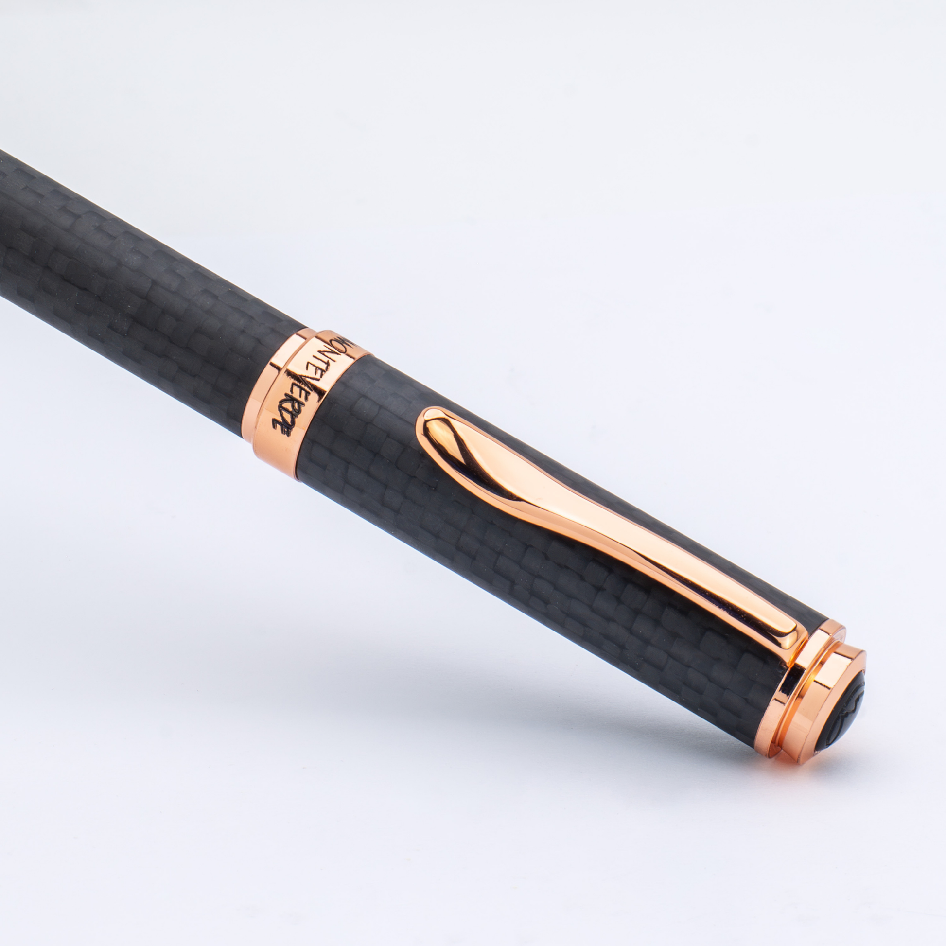 Monteverde Innova Matte Carbon Rosegold Fountain Pen Collection