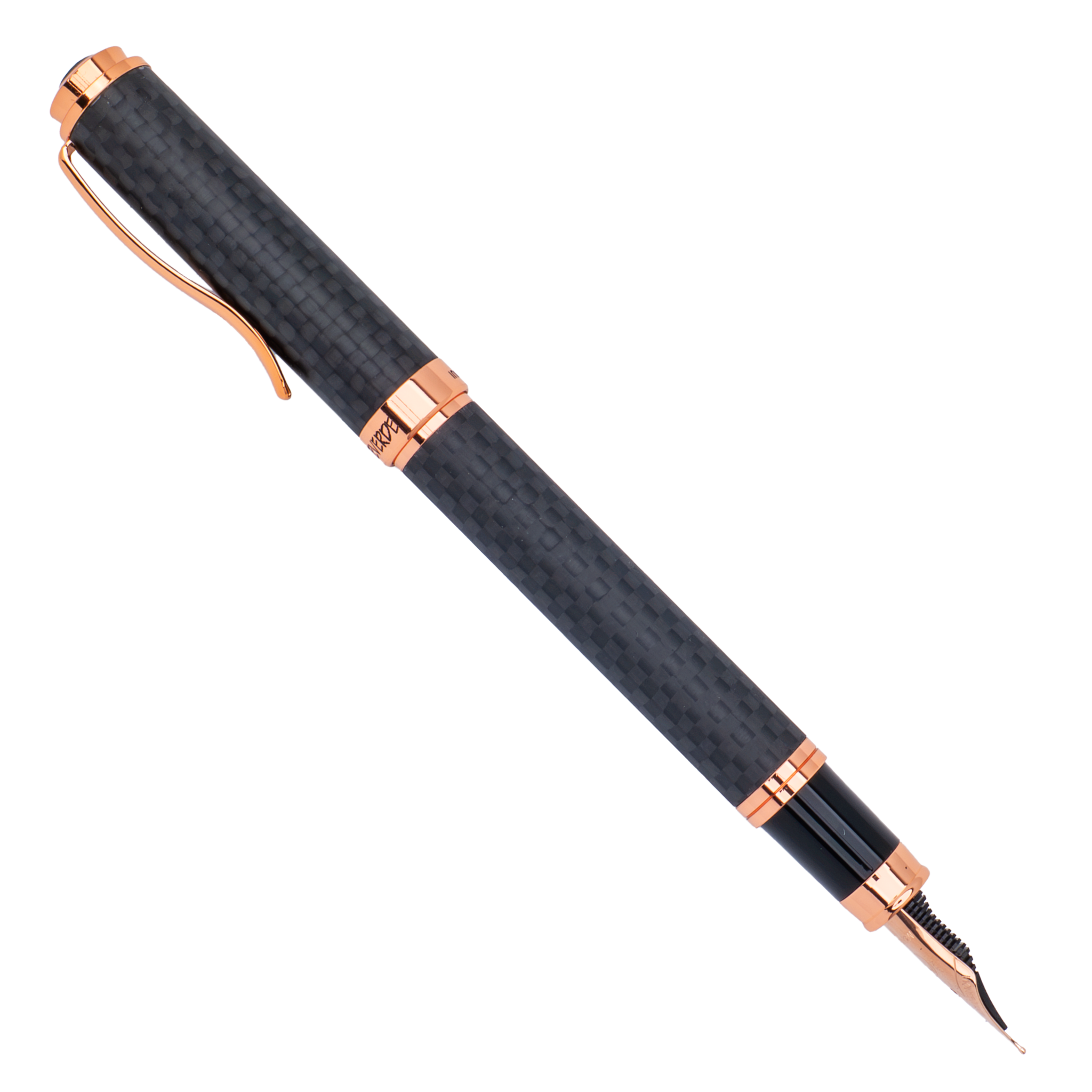 Monteverde Innova Matte Carbon Rosegold Fountain Pen Collection
