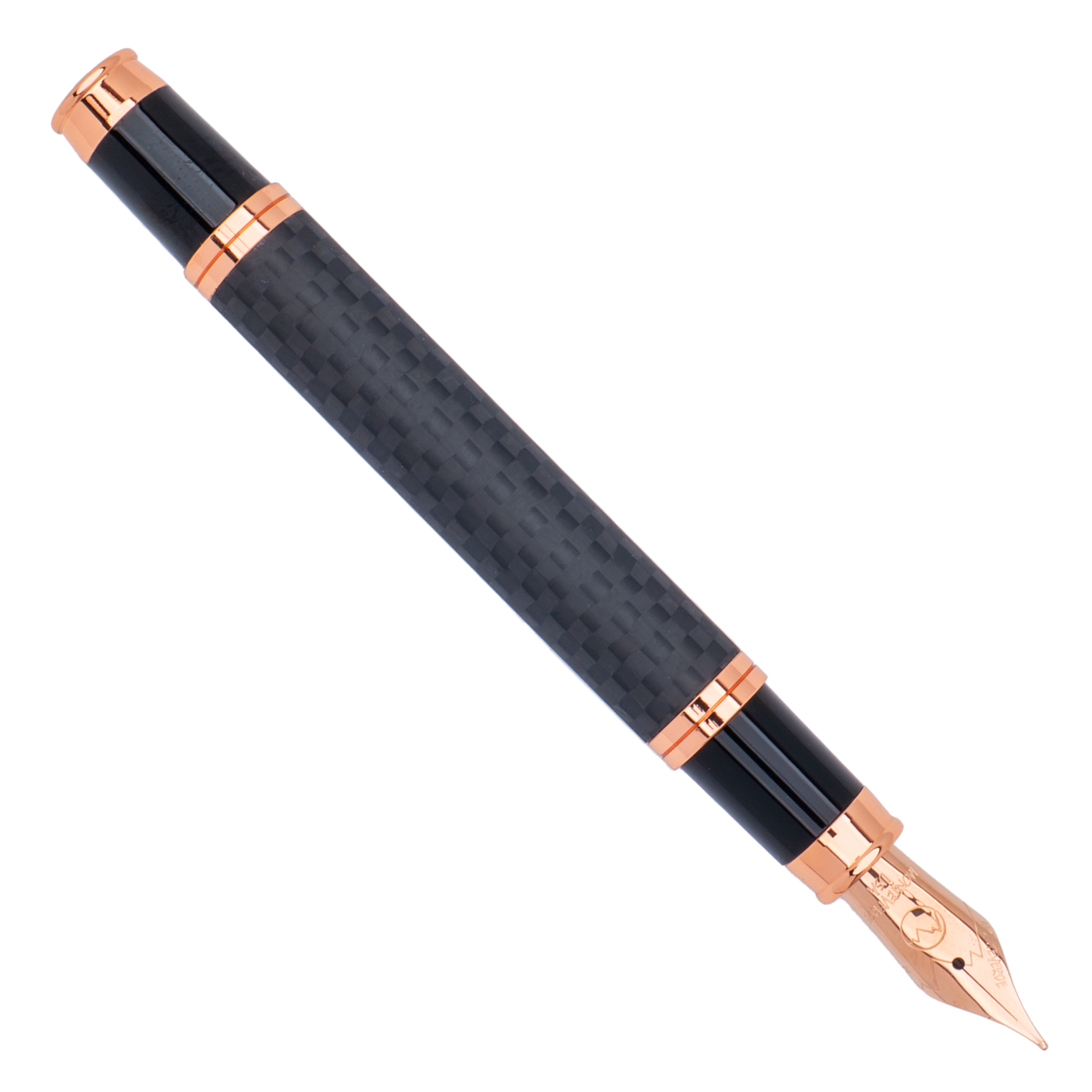 Monteverde Innova Matte Carbon Rosegold Fountain Pen Collection