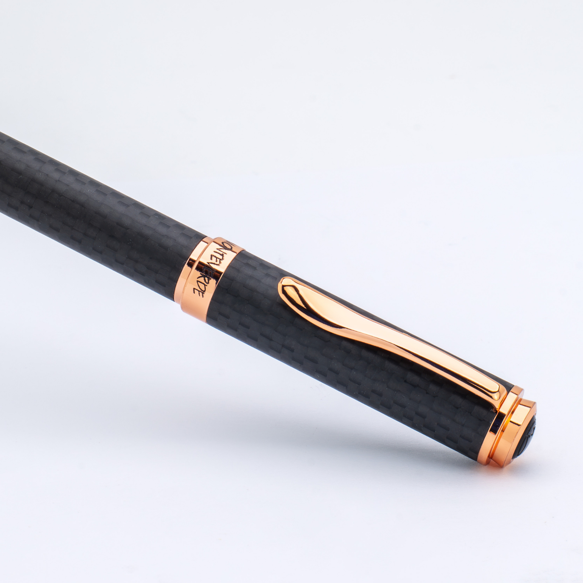 Monteverde Innova Matte Carbon Rosegold Fountain Pen Collection