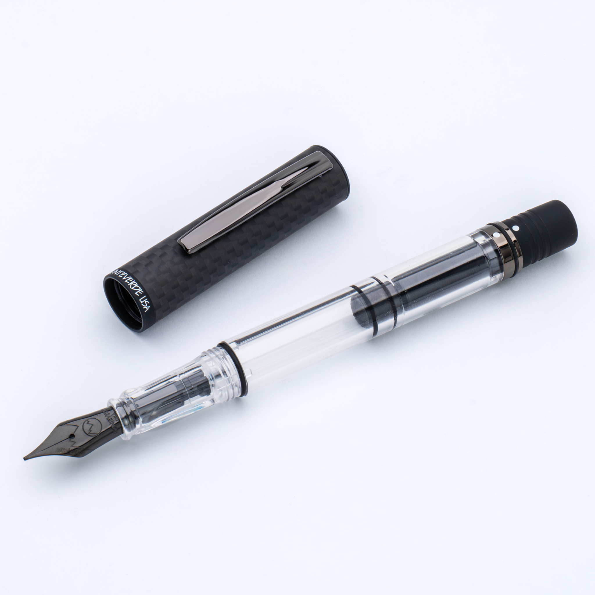 Monteverde USA Matte Carbon MP1 Fountain Pen Collection