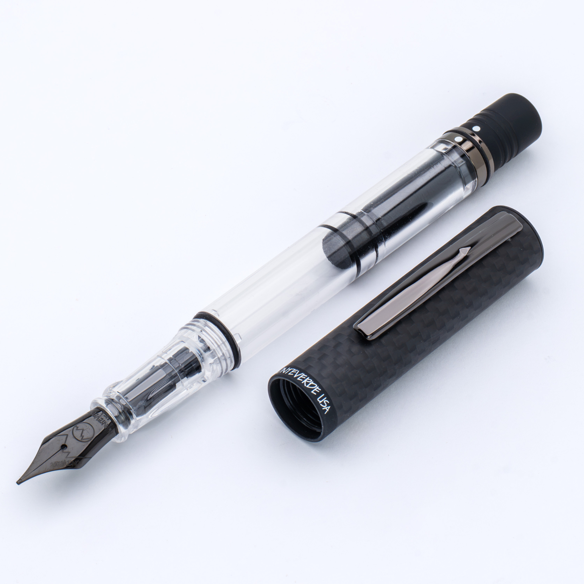Monteverde USA Matte Carbon MP1 Fountain Pen Collection