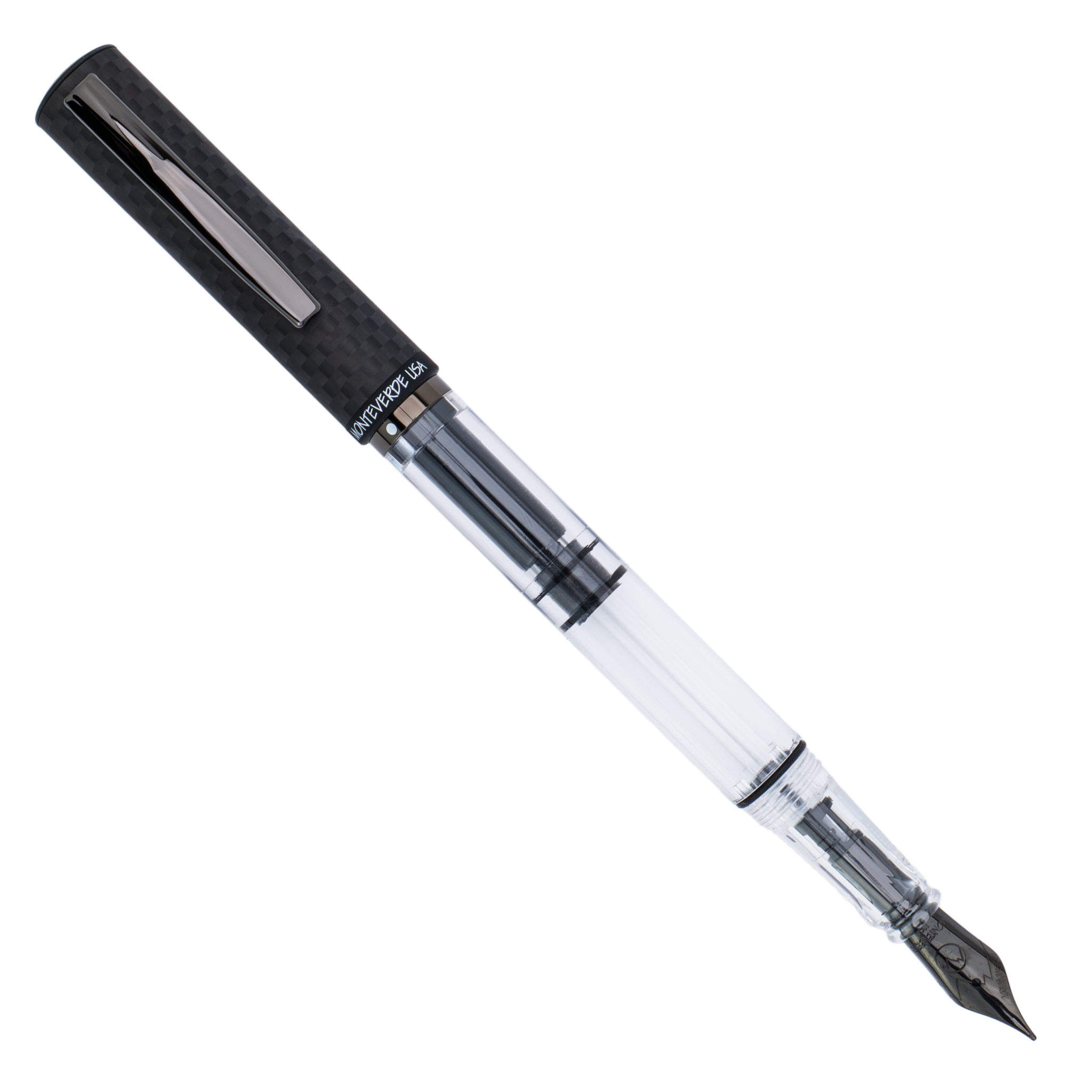 Monteverde USA Matte Carbon MP1 Fountain Pen Collection