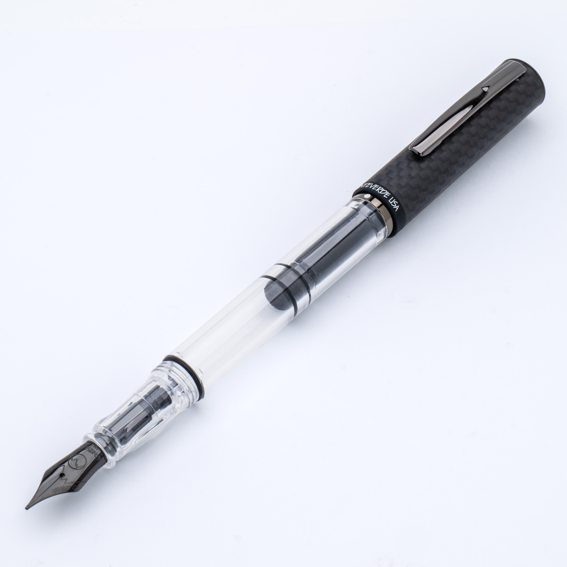 Monteverde USA Matte Carbon MP1 Fountain Pen Collection