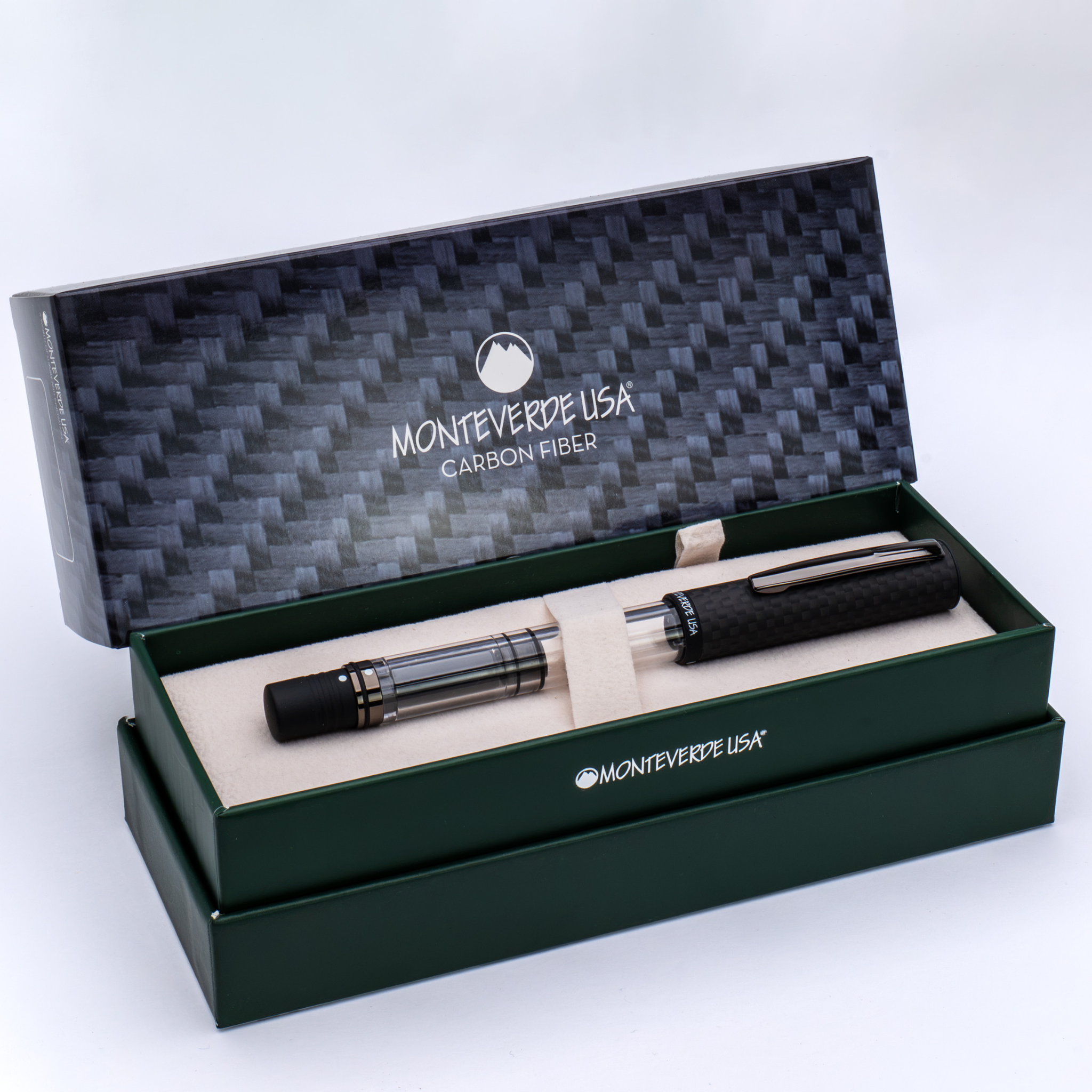 Monteverde USA Matte Carbon MP1 Fountain Pen Collection