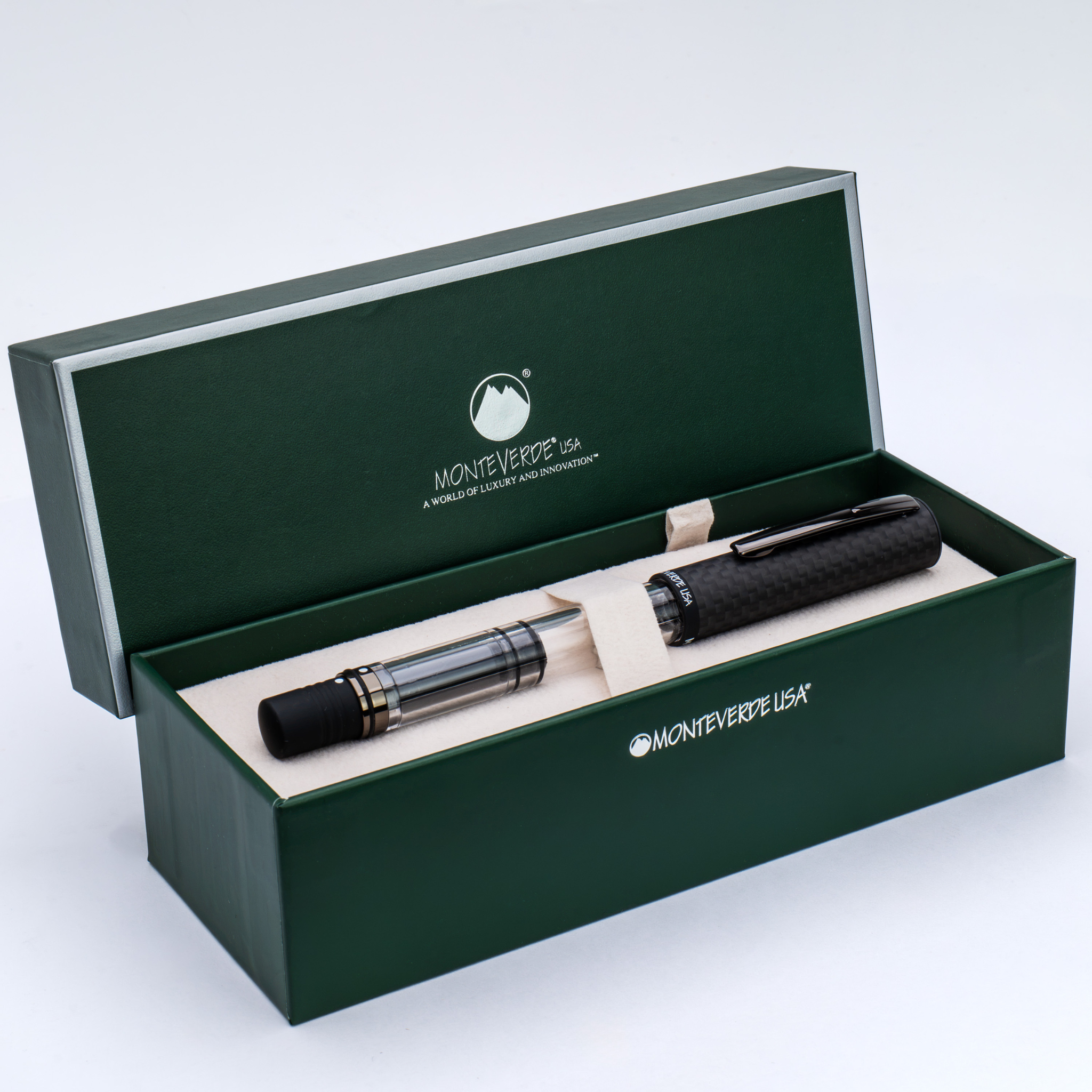 Monteverde USA Matte Carbon MP1 Fountain Pen Collection