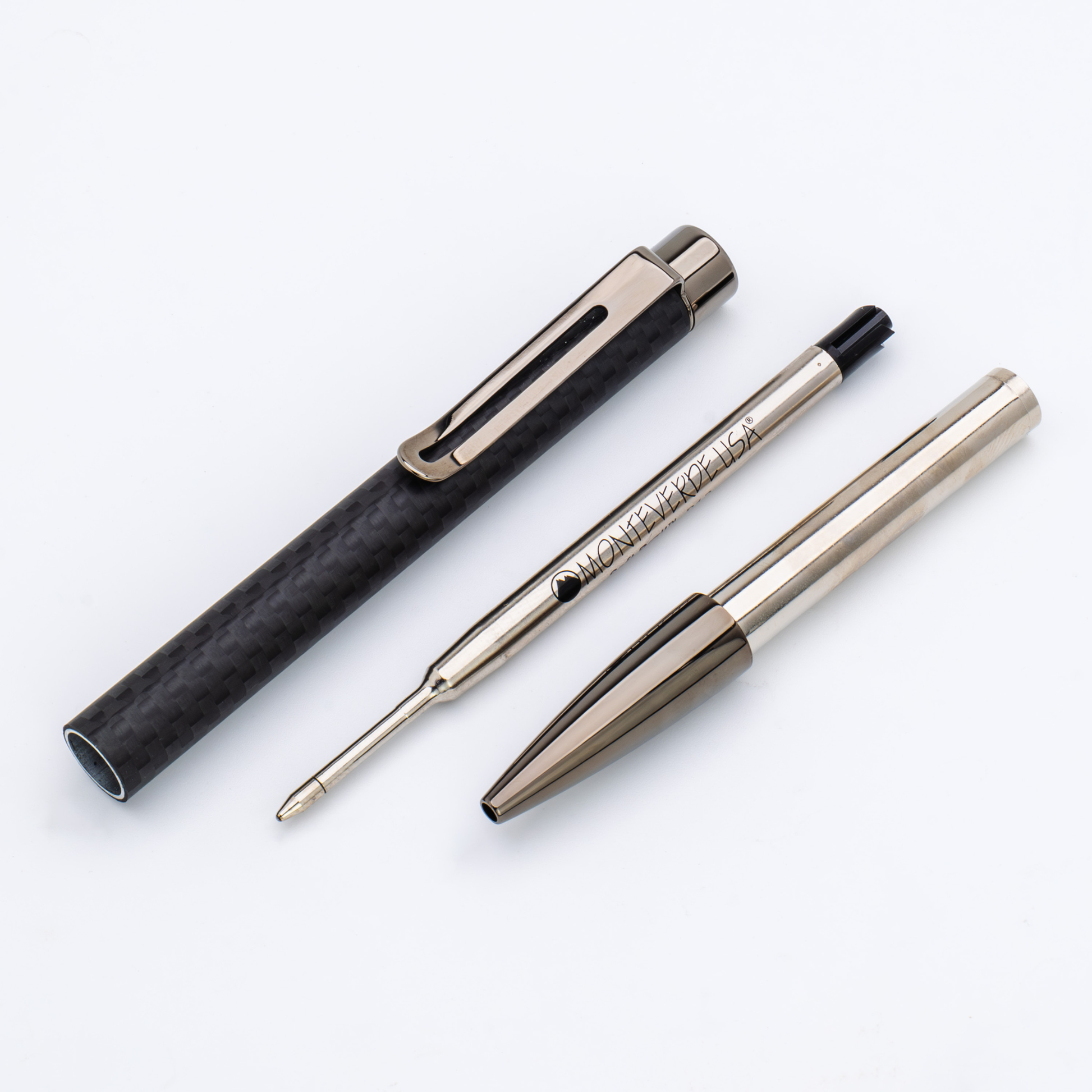 Monteverde USA Matte Carbon Ritma Ballpoint Pen Collection
