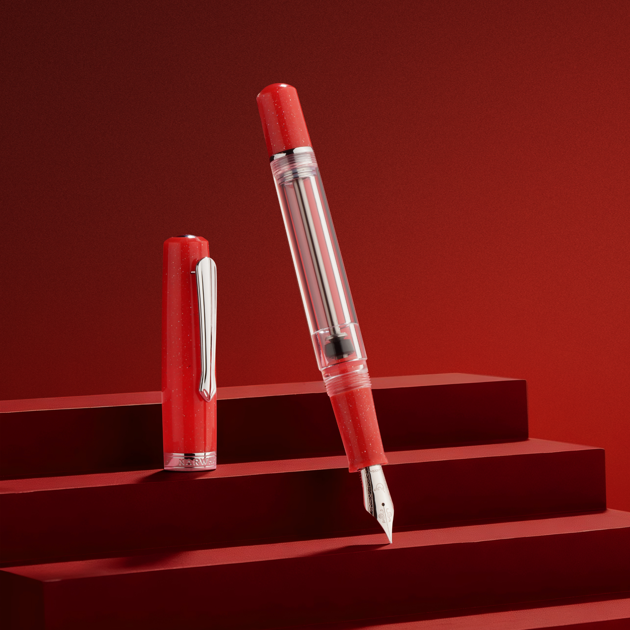 Nahvalur Original Plus Soft Coral Fountain Pen Collection