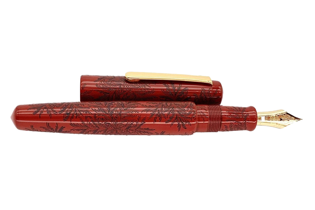 Nakaya Piccolo Writer Shinobu Red Black