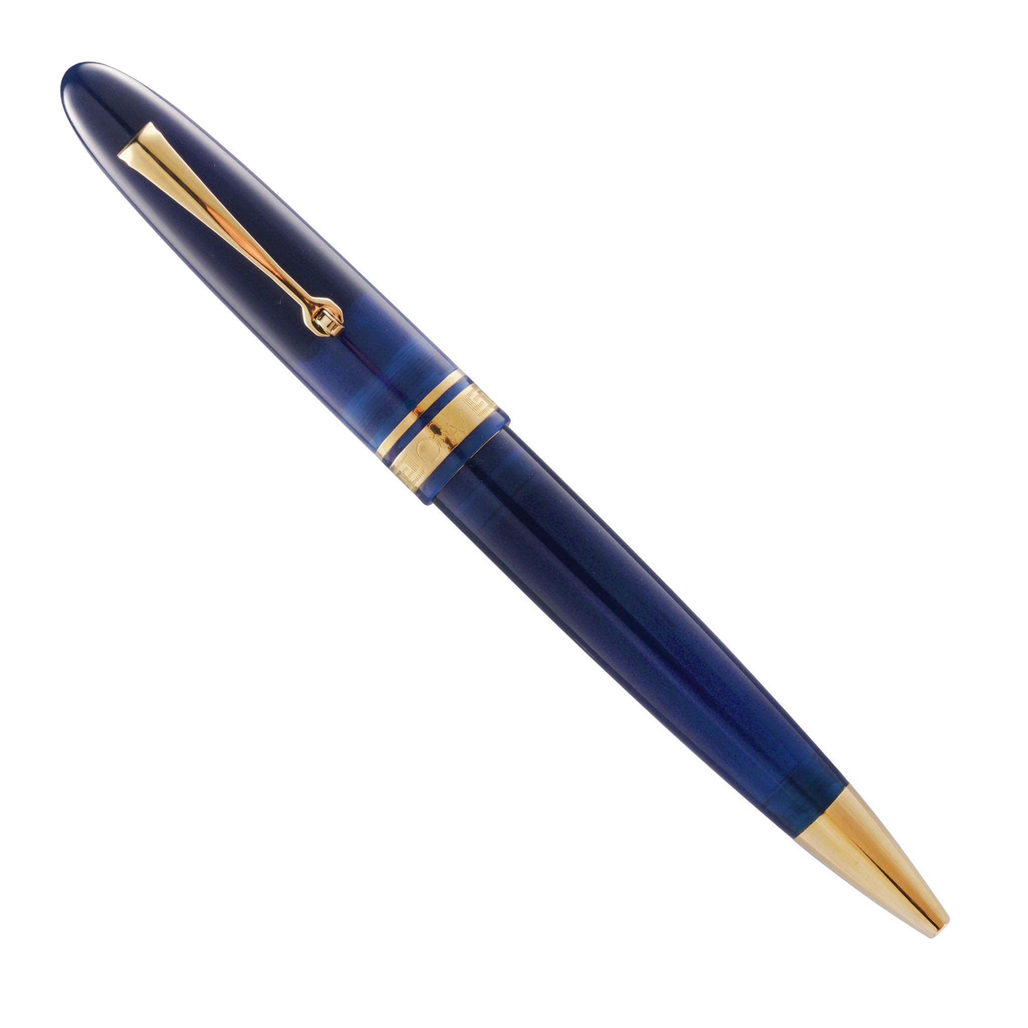 OMAS Ogiva Blu Gold Trim -  Ballpoint Pen