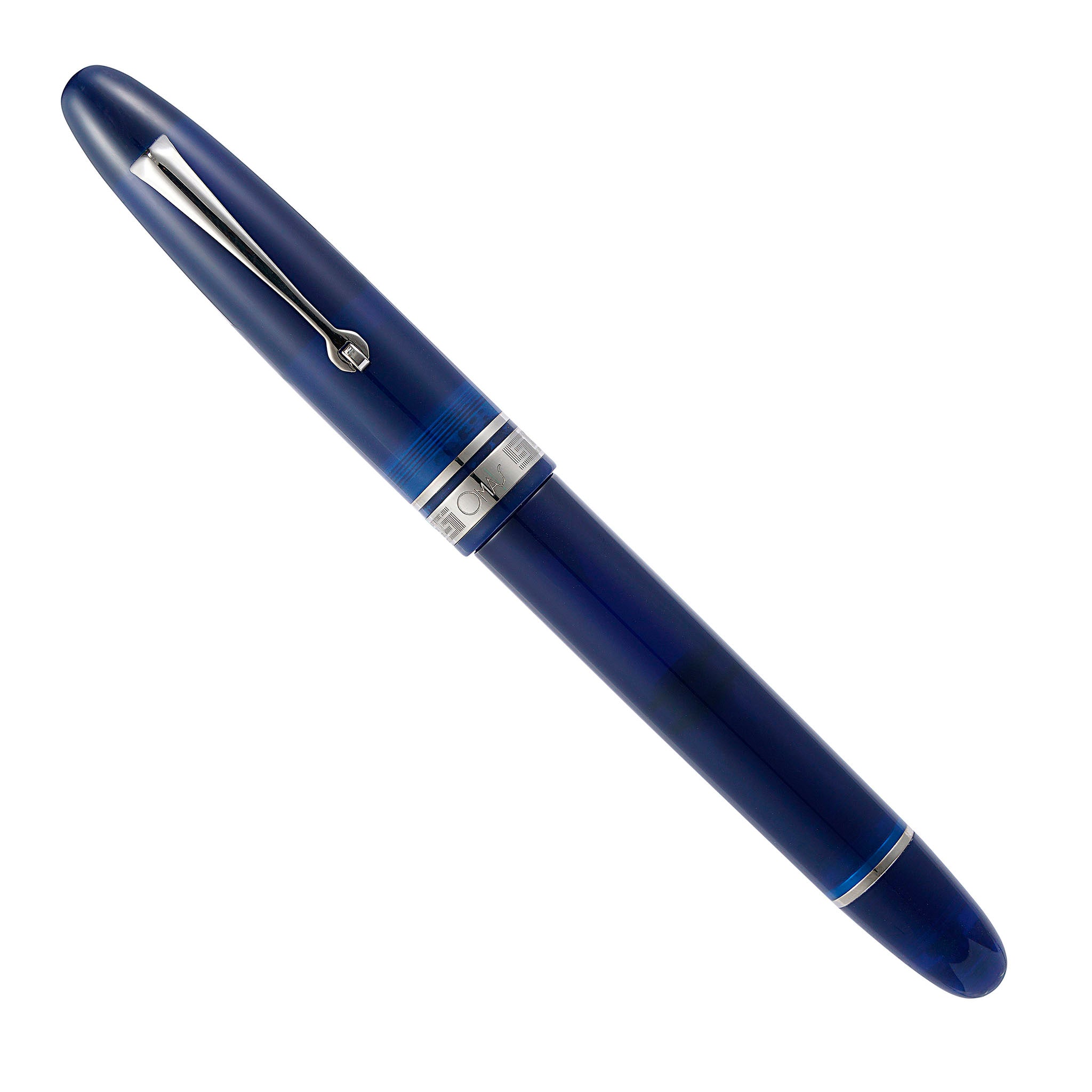 OMAS Ogiva Blu Silver Trim - Fountain Pen
