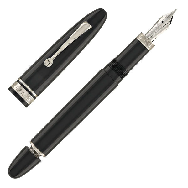 OMAS Ogiva Nera Silver Trim - Fountain Pen