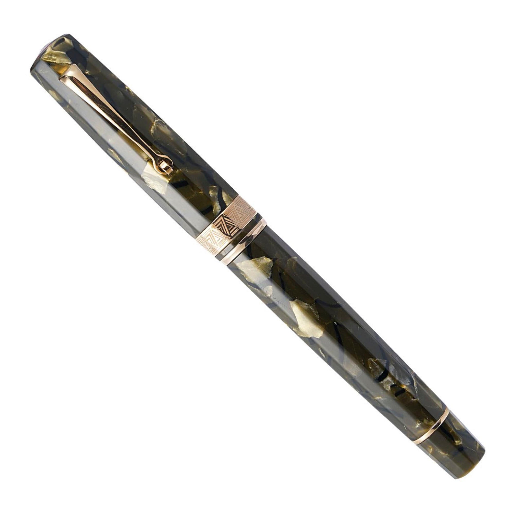 OMAS Paragon Saft Green Rose Gold Trim - Fountain Pen