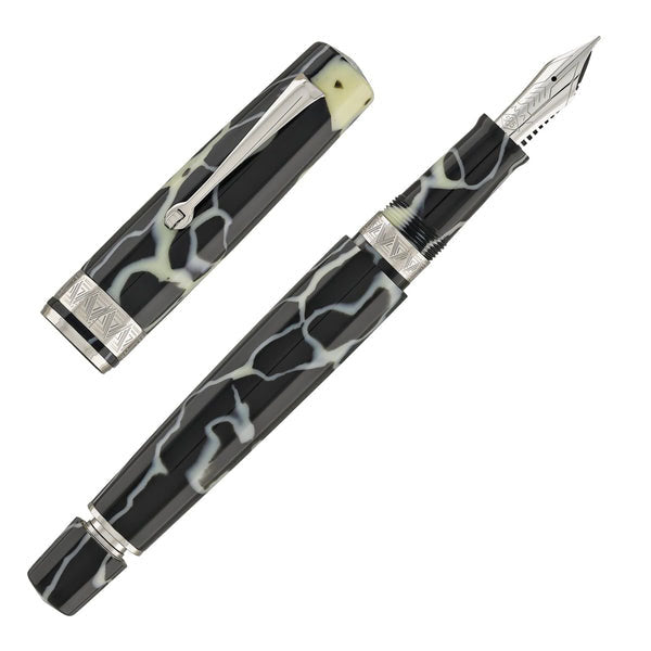 OMAS Paragon Wild Celluloid Silver Trim - Fountain Pen