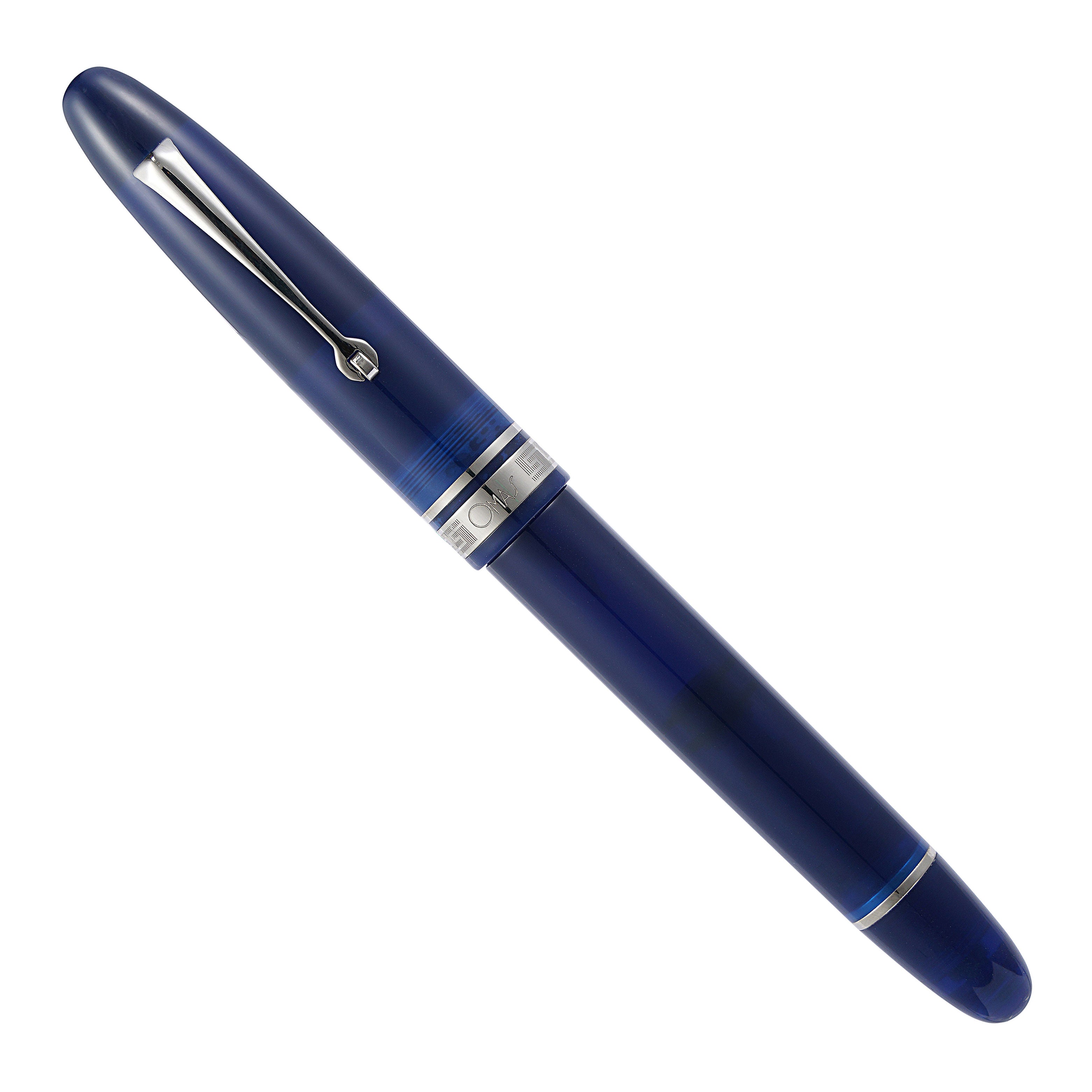 OMAS Ogiva Blu Silver Trim - Fountain Pen