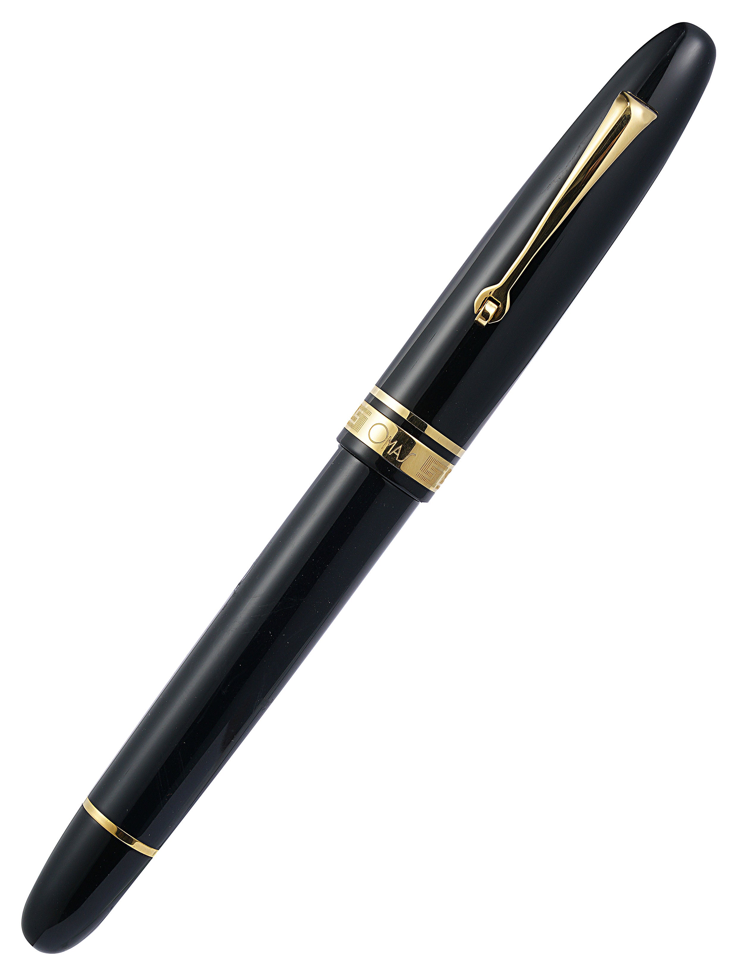 OMAS Ogiva Nera Gold Trim - Fountain Pen
