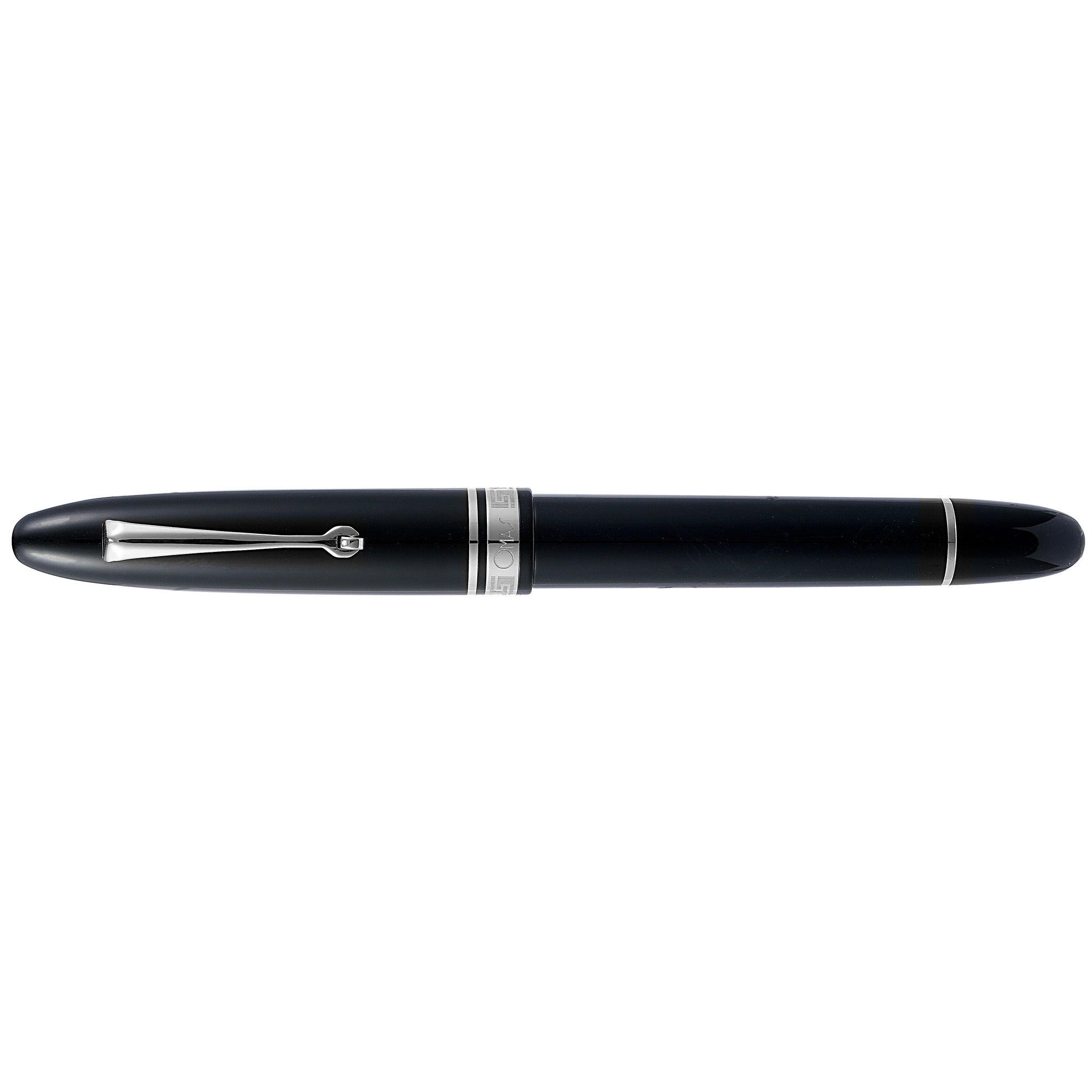 OMAS Ogiva Nera Silver Trim - Fountain Pen