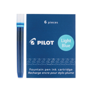 Pilot IC50 Ink Cartridges - Light Blue (Pack of 6)