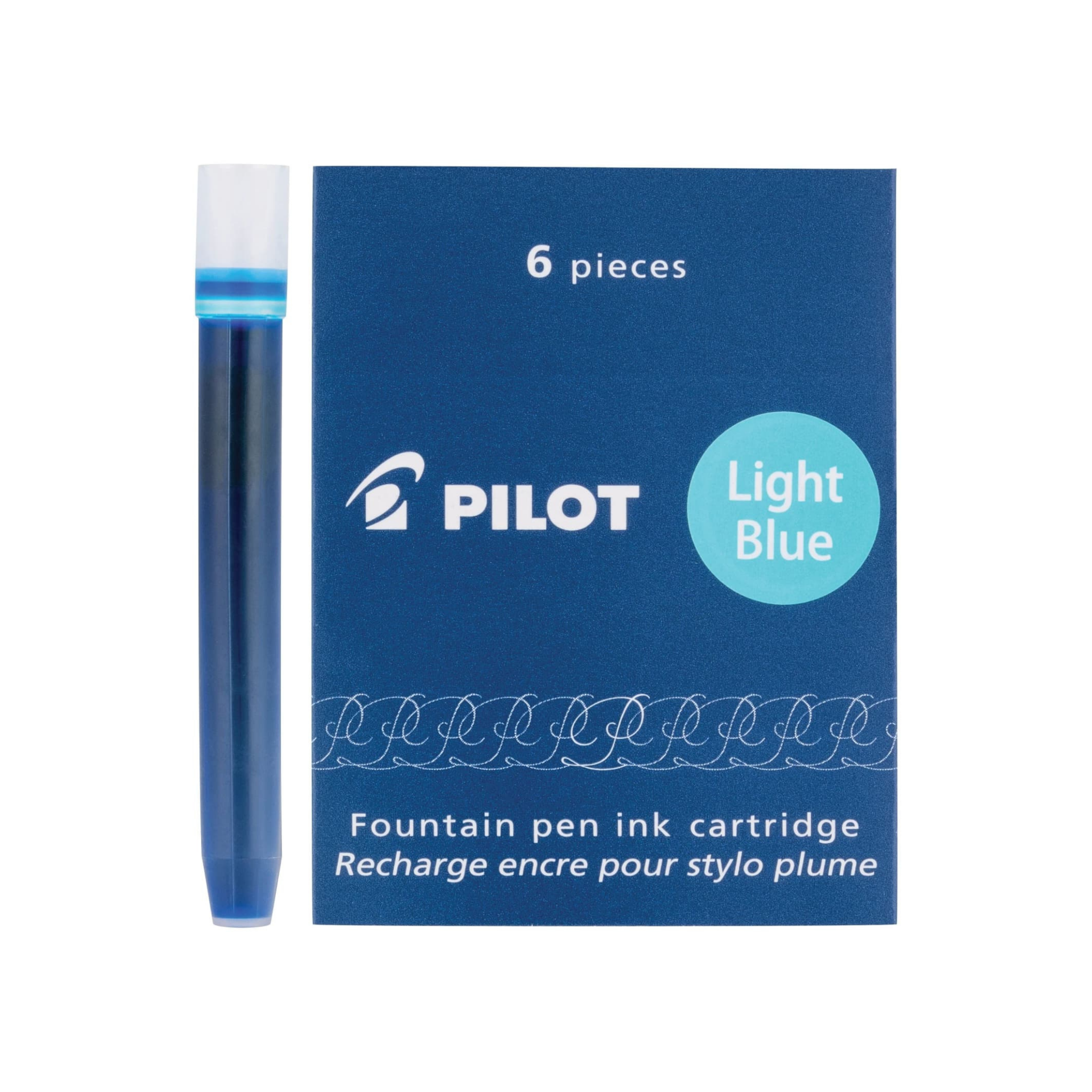 Pilot IC50 Ink Cartridges - Light Blue (Pack of 6)