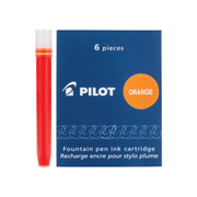 Pilot IC50 Ink Cartridges - Orange (Pack of 6)