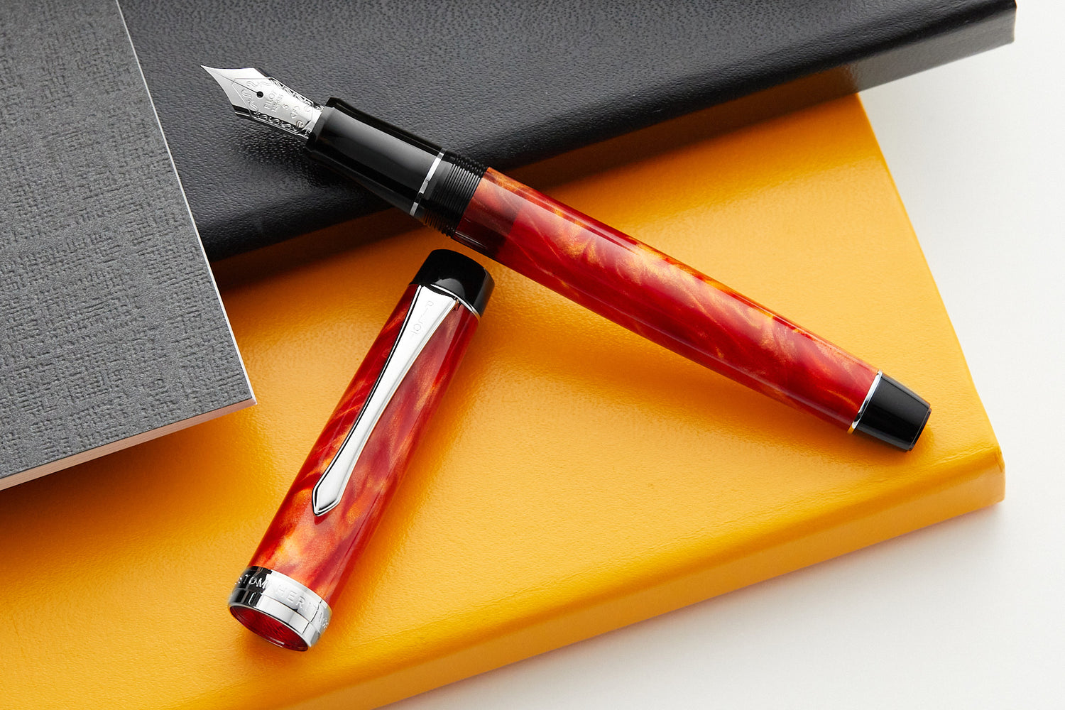 Pilot Custom Heritage SE Marble Orange - Fountain Pen