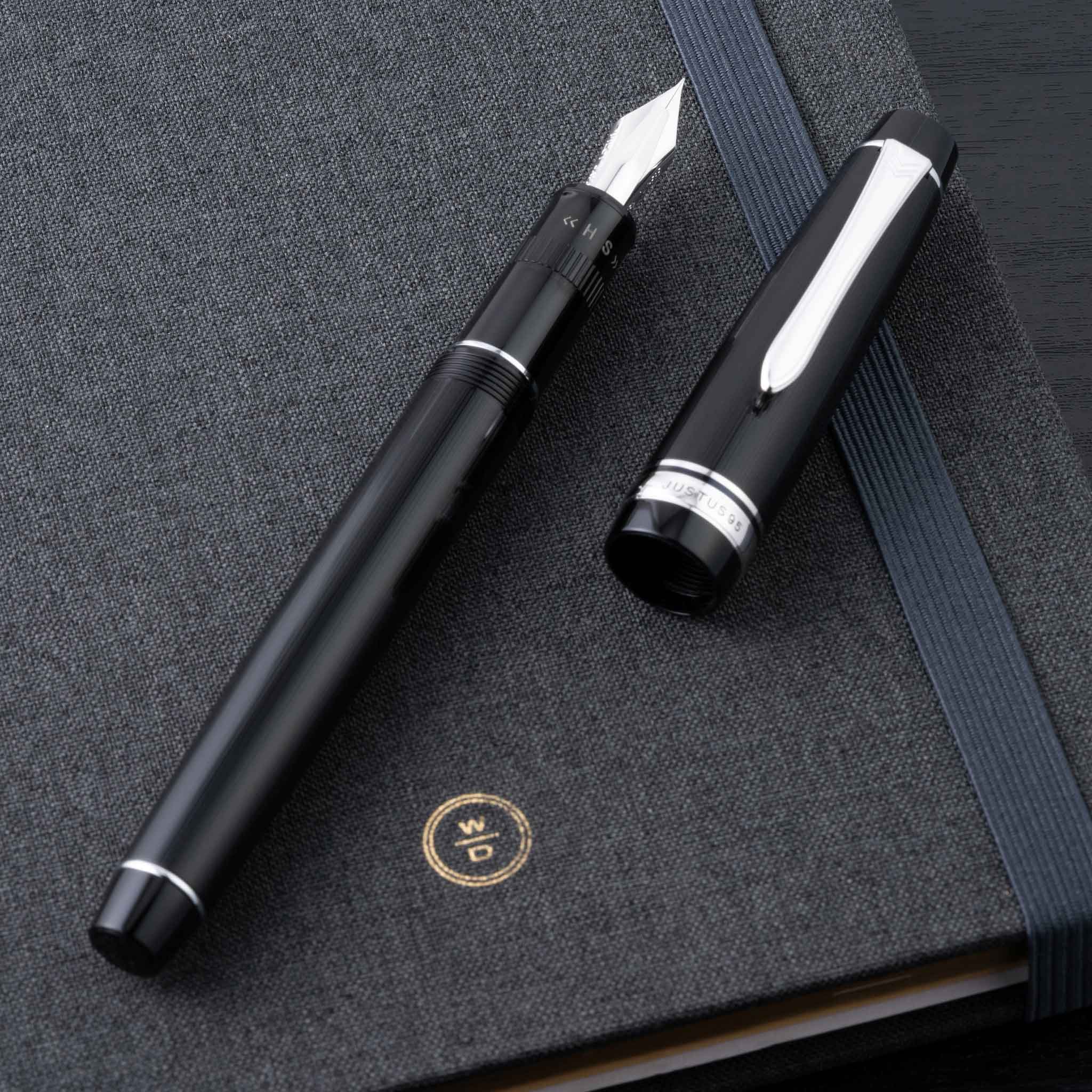 Pilot Justus 95 Black Rhodium - Fountain Pen