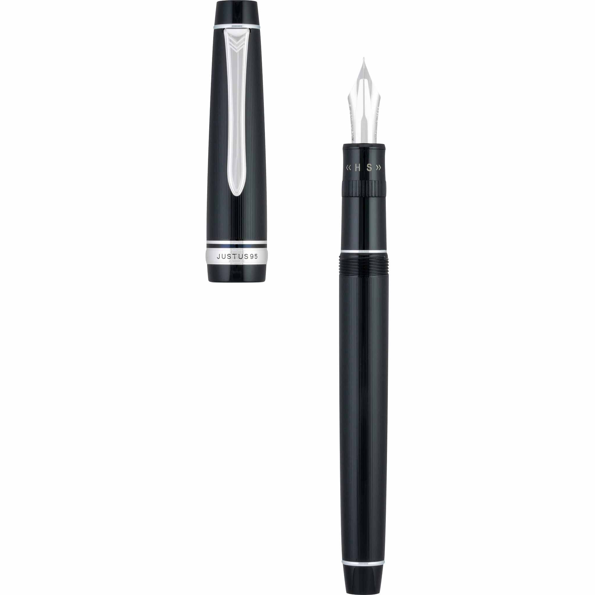 Pilot Justus 95 Black Rhodium - Fountain Pen