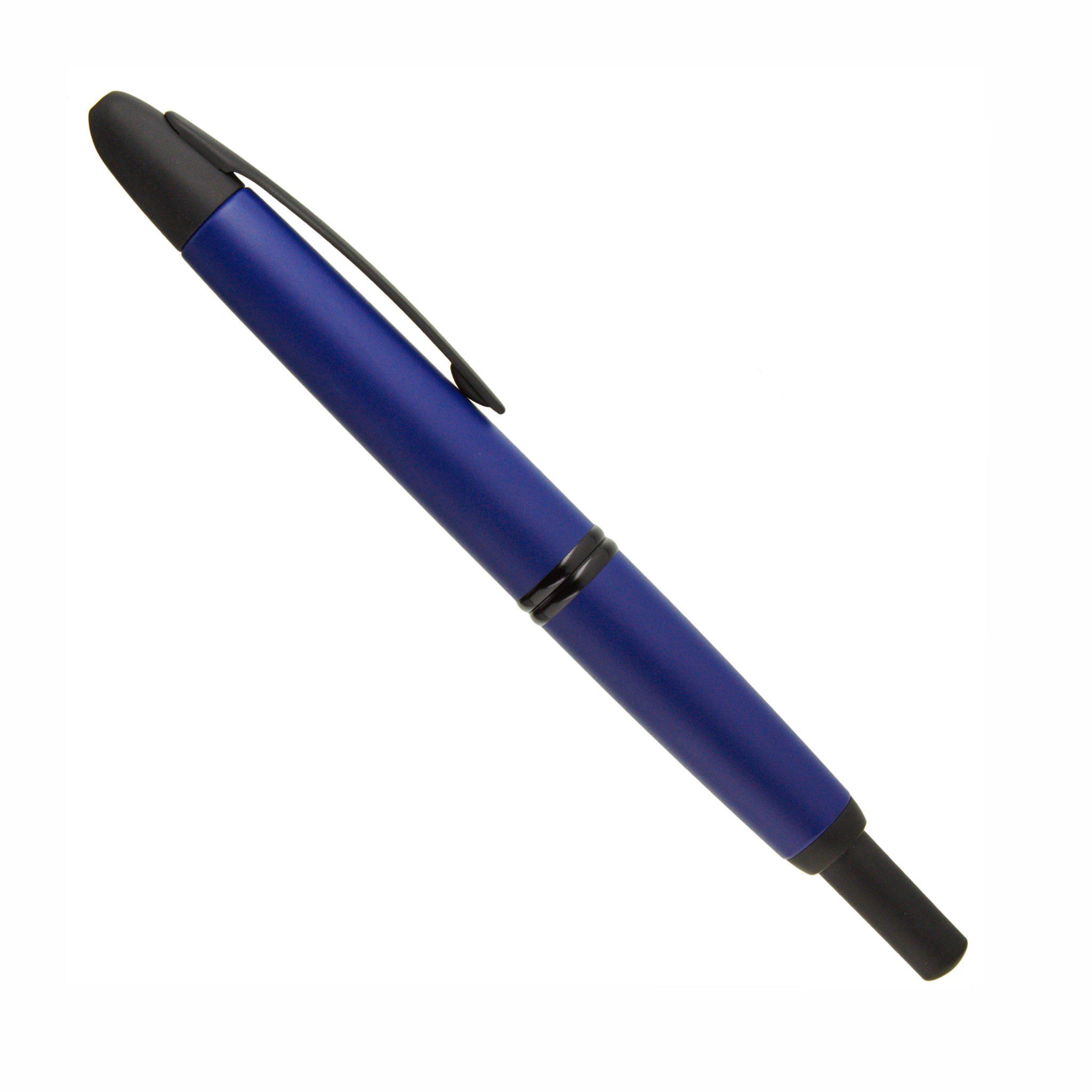 Pilot Vanishing Point Blue Matte Black - Fountain Pen