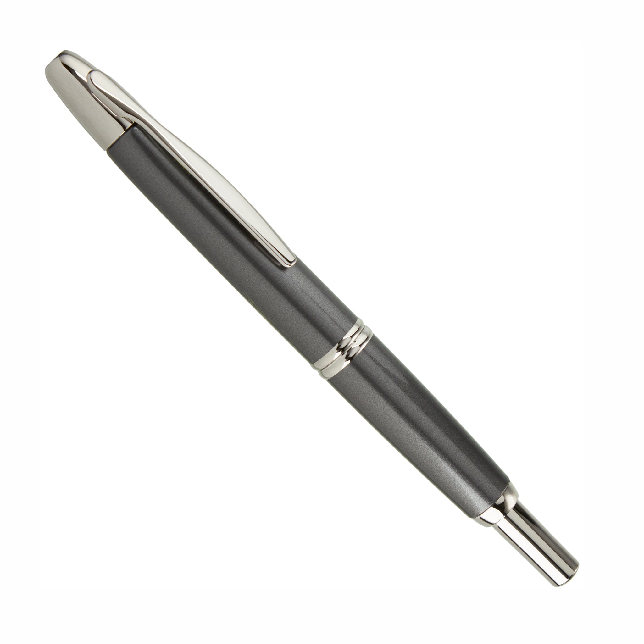 Pilot Vanishing Point Gun Metal Rhodium - Fountain Pen