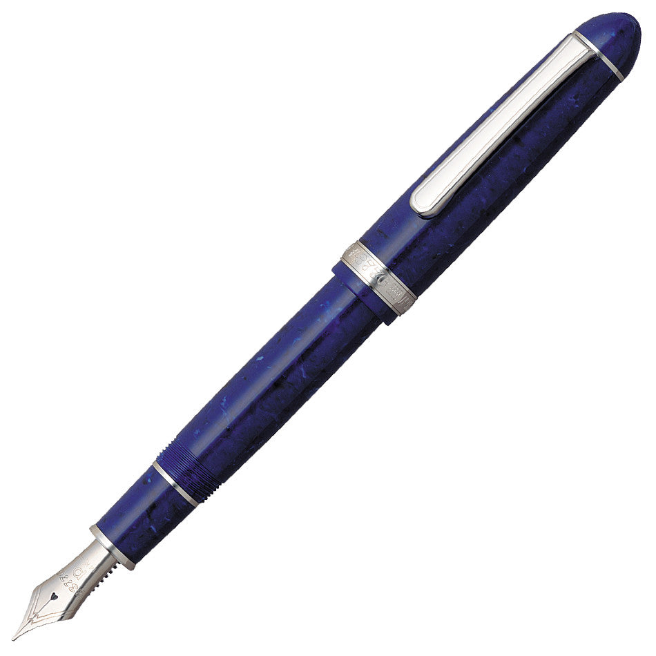 Platinum 3776 Celluloid Midnight Ocean Blue - Fountain Pen