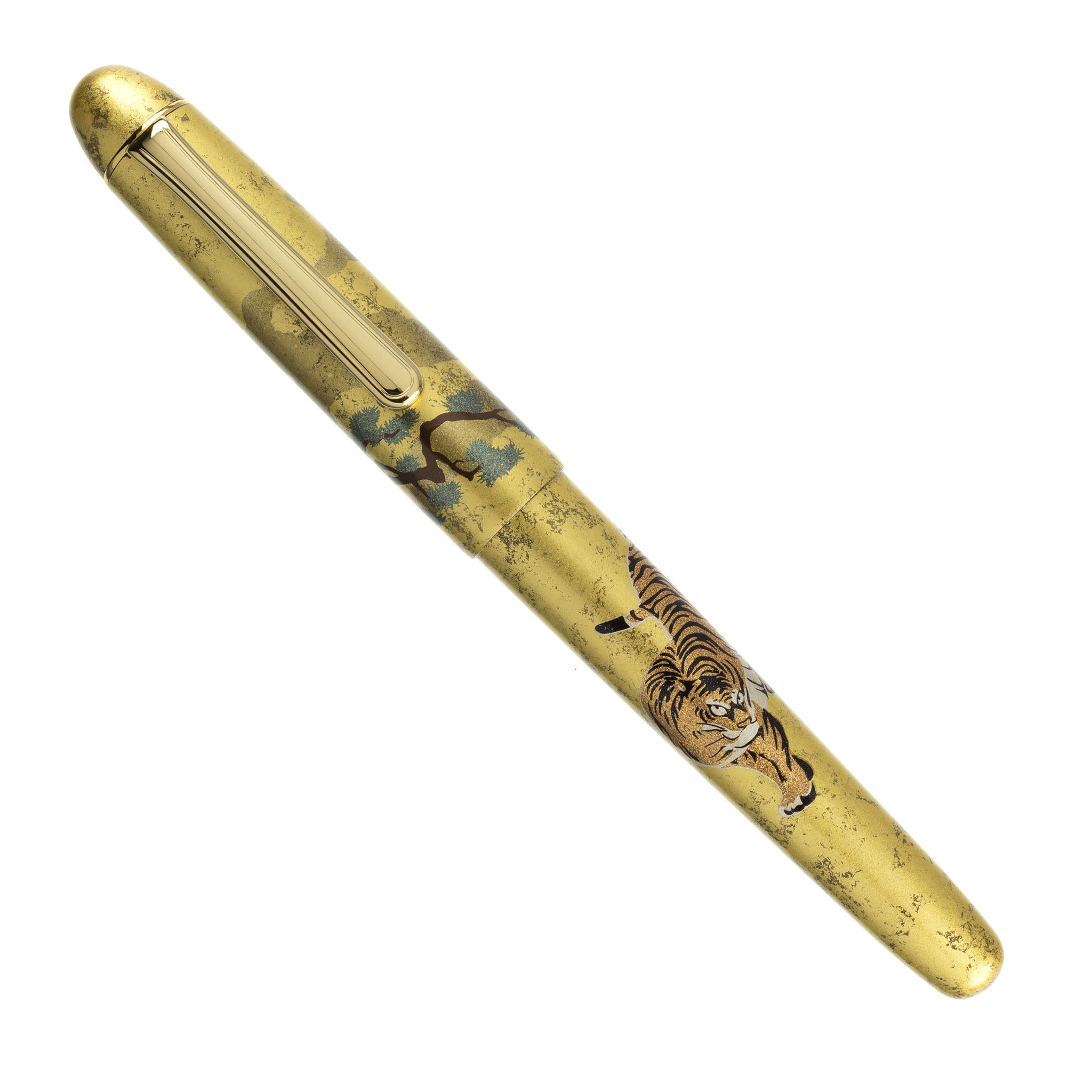 Platinum 3776 Gold Leaf Matsu-Tora - Fountain Pen