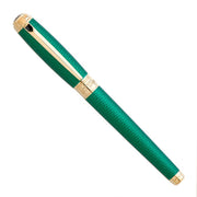 S.T. Dupont Line D Large Firehead Guilloché Emerald