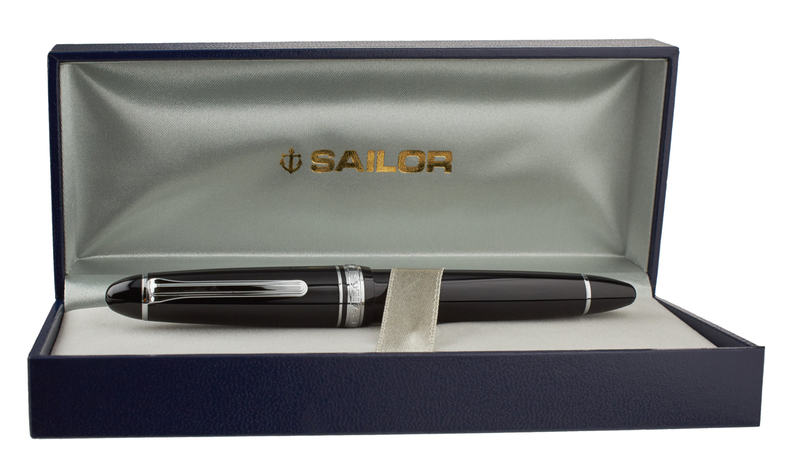 Sailor 1911 Large Black Silver Trim - Fountain Pen