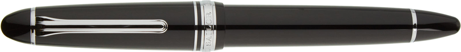 Sailor 1911 Large Black Silver Trim - Fountain Pen