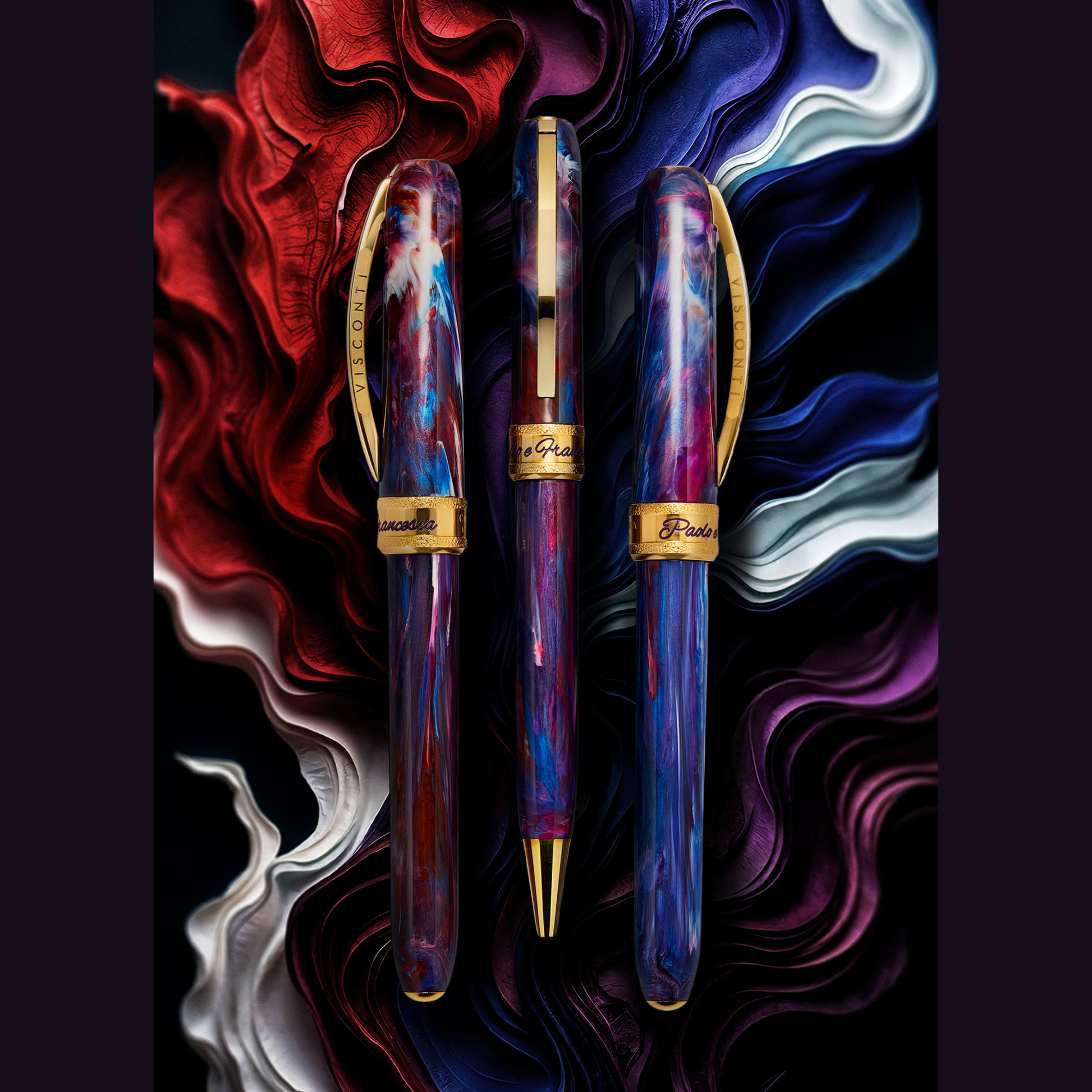Visconti Comedia Paolo & Francesa Fountain Pen Collection