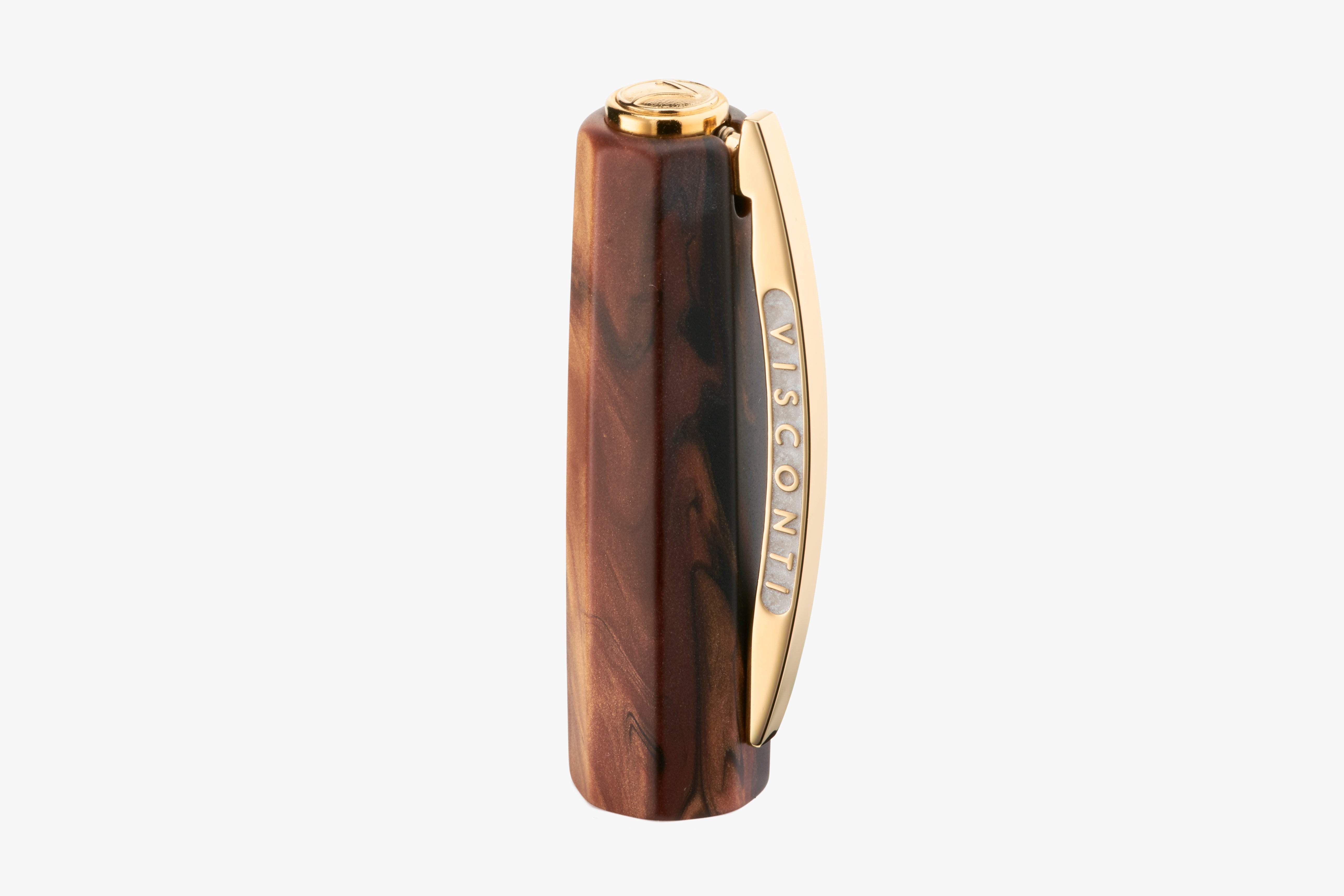 Visconti Medici Briarwood w/Gold Trim - Fountain Pen