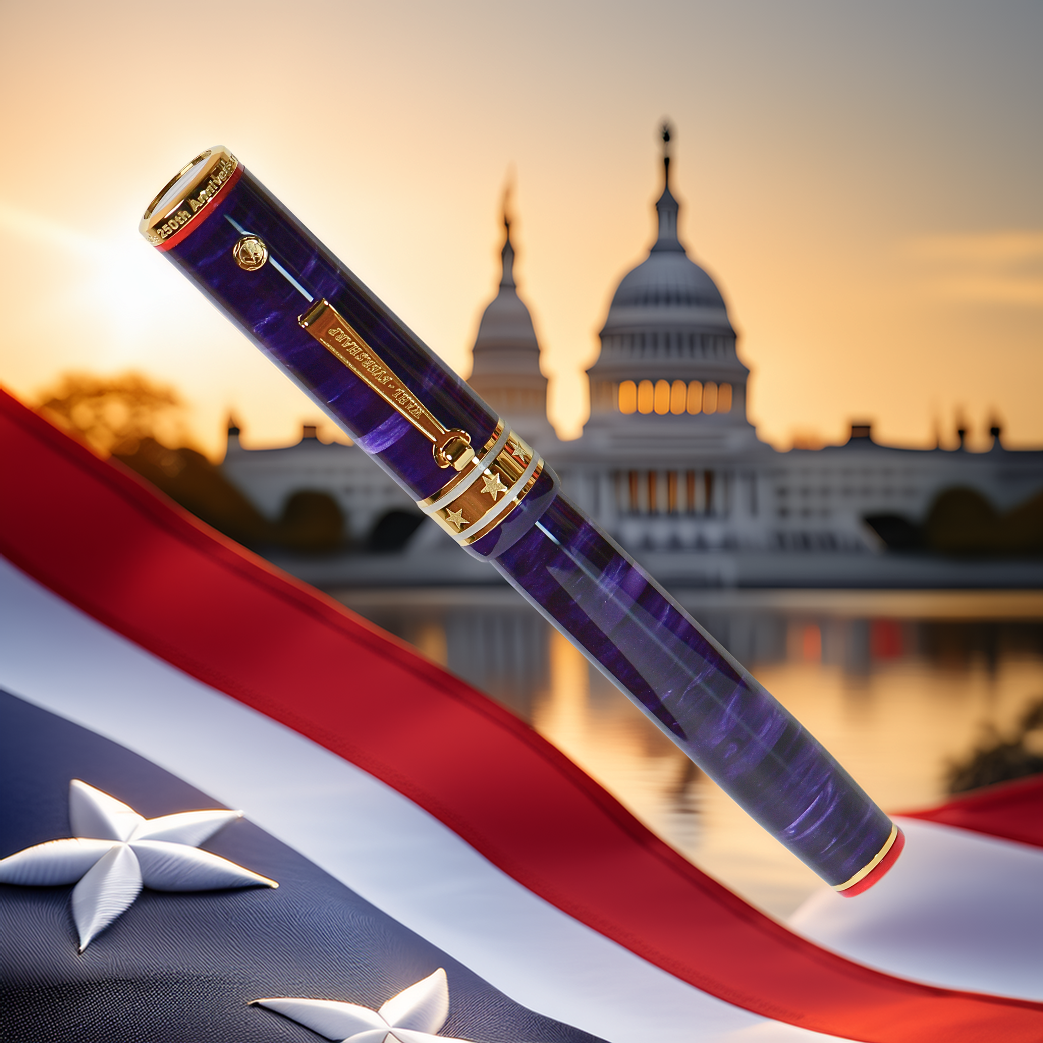 Walh-Eversharp Decoband 250th Anniversary of America Fountain Pen Collection