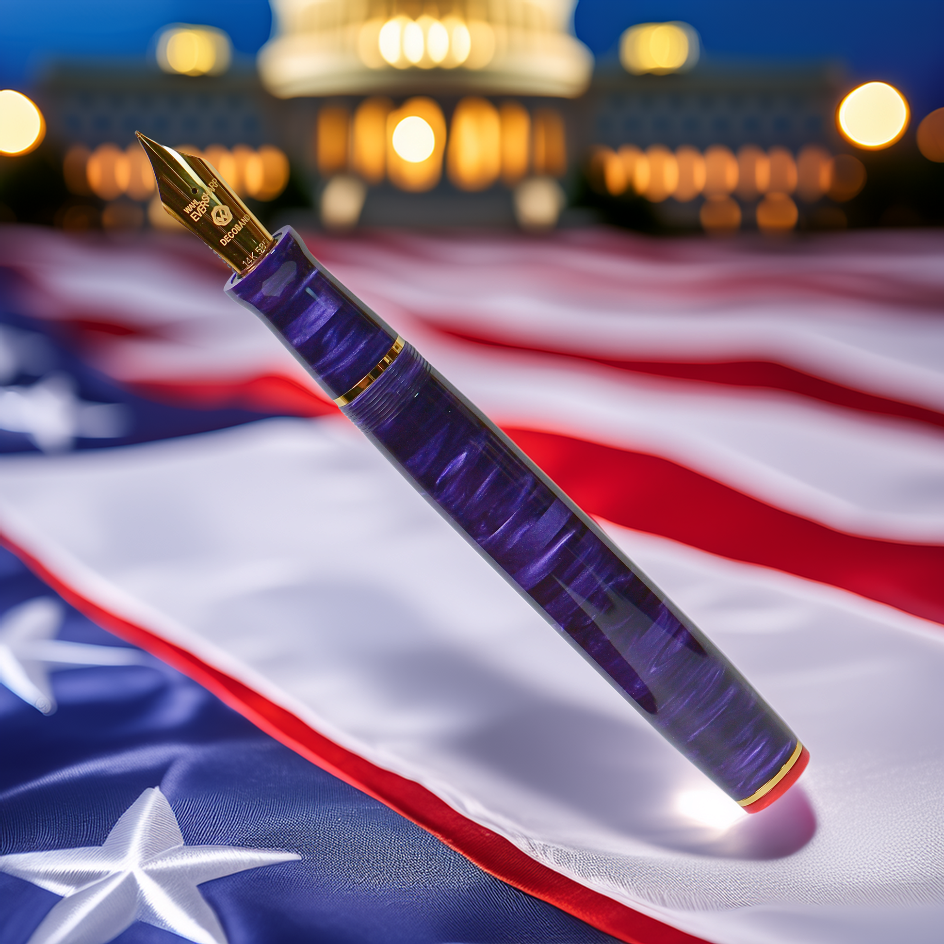 Walh-Eversharp Decoband 250th Anniversary of America Fountain Pen Collection